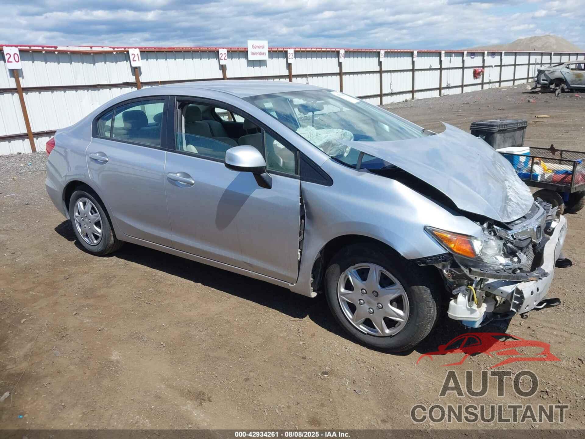 HONDA CIVIC 2012 - 2HGFB2F53CH335158