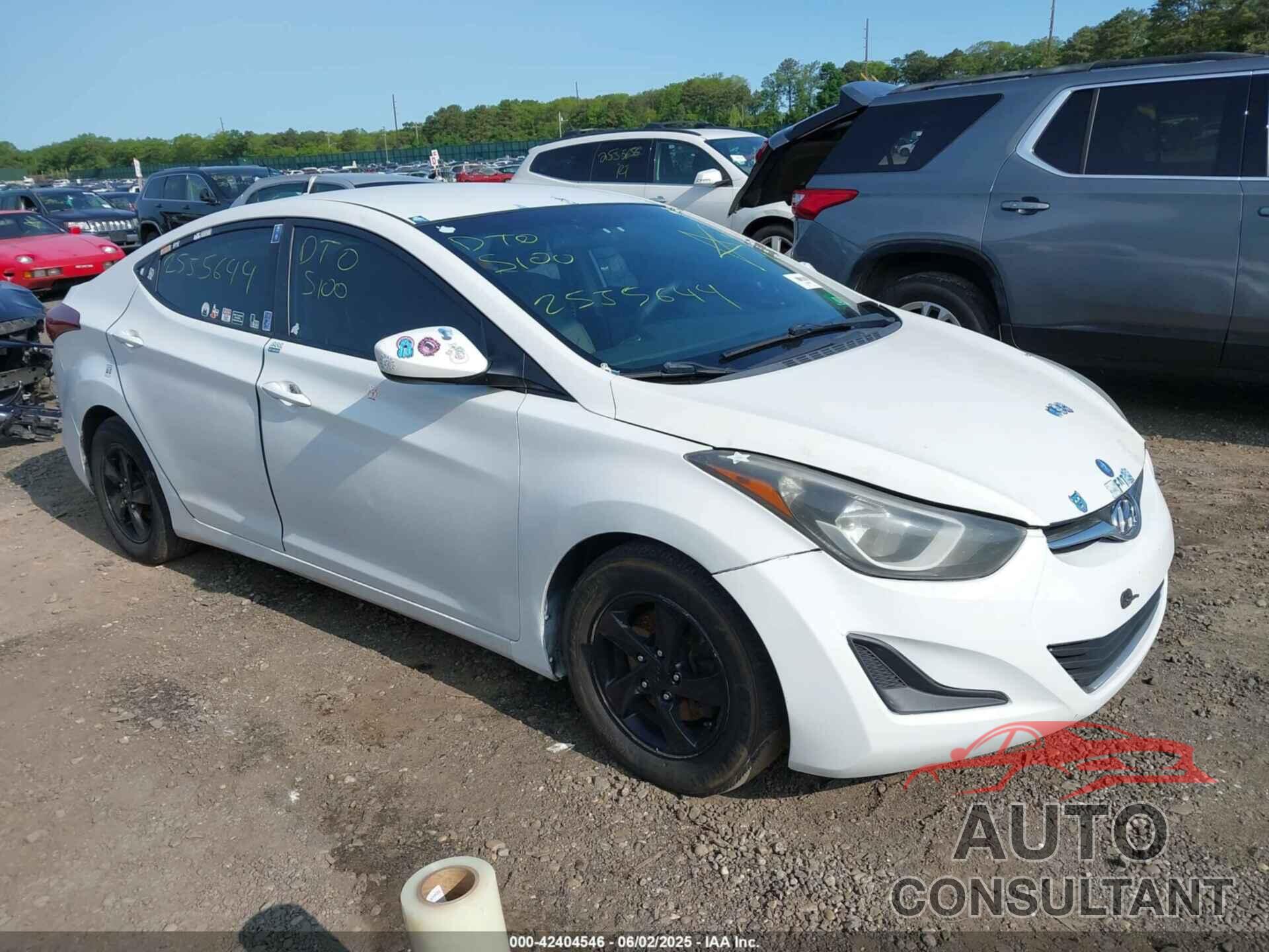 HYUNDAI ELANTRA 2015 - 5NPDH4AE7FH620030