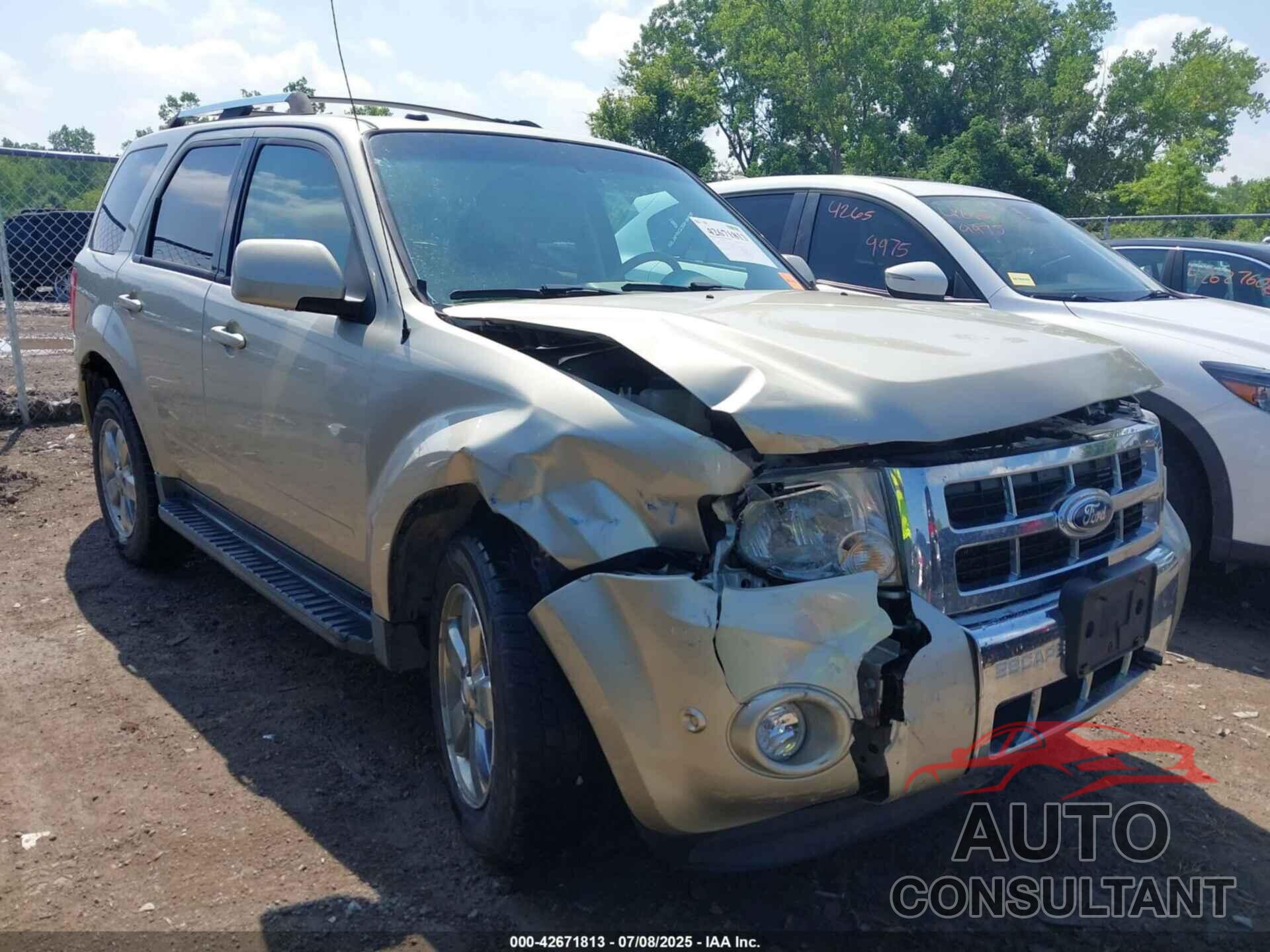 FORD ESCAPE 2012 - 1FMCU9EG5CKB58768