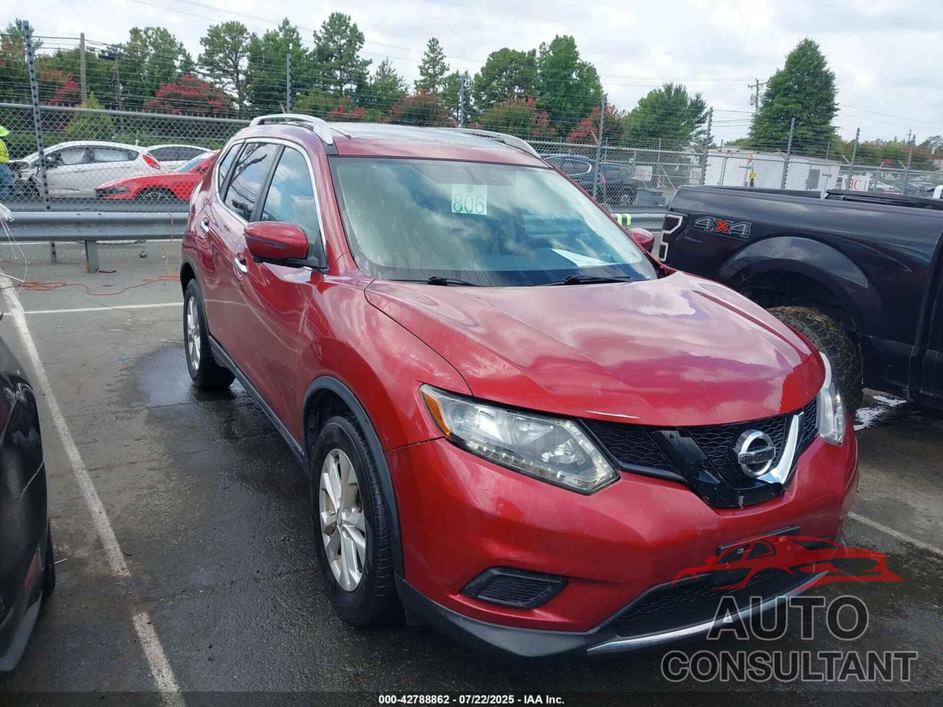 NISSAN ROGUE 2016 - 5N1AT2MTXGC822823
