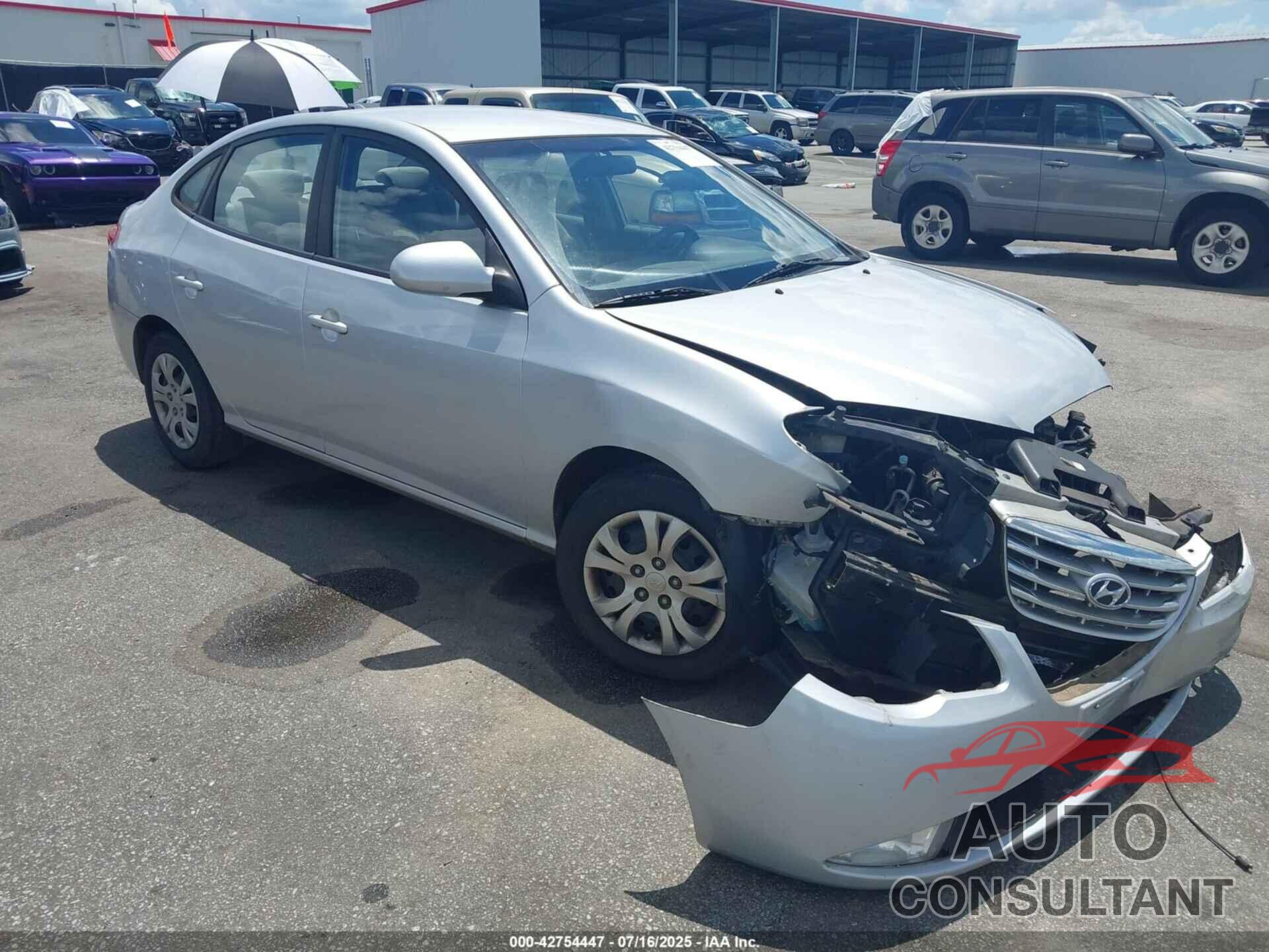 HYUNDAI ELANTRA 2010 - KMHDU4AD7AU835257