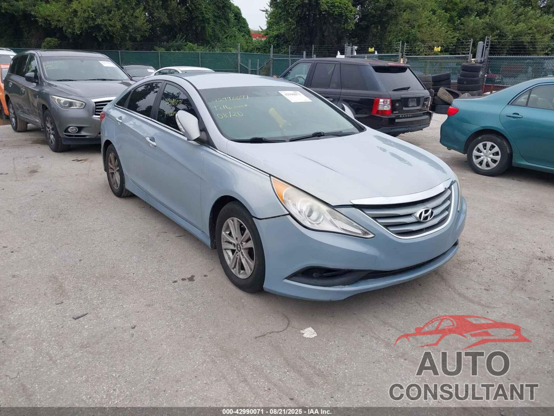 HYUNDAI SONATA 2014 - 5NPEB4AC9EH928402