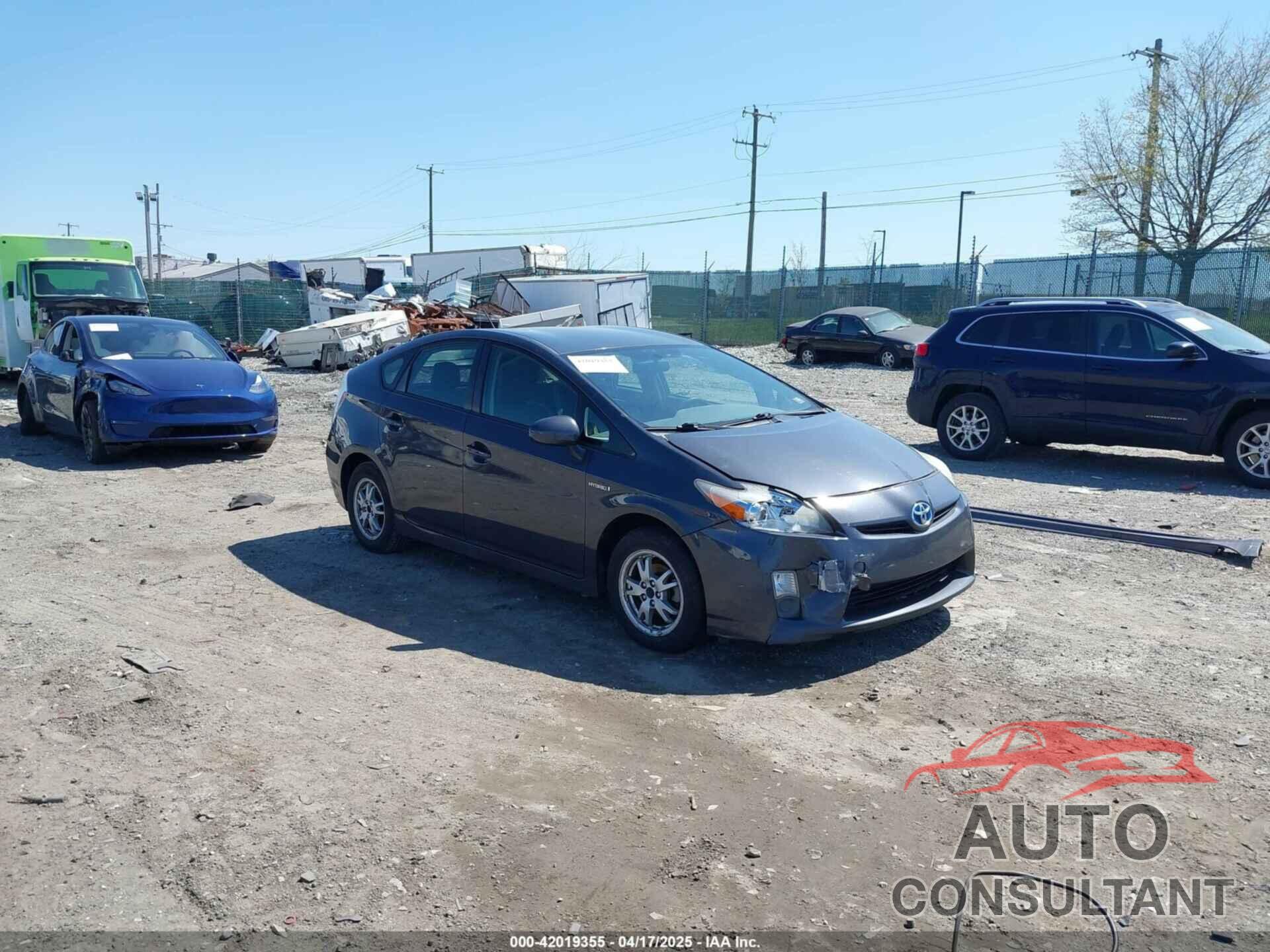 TOYOTA PRIUS 2011 - JTDKN3DUXB1412190