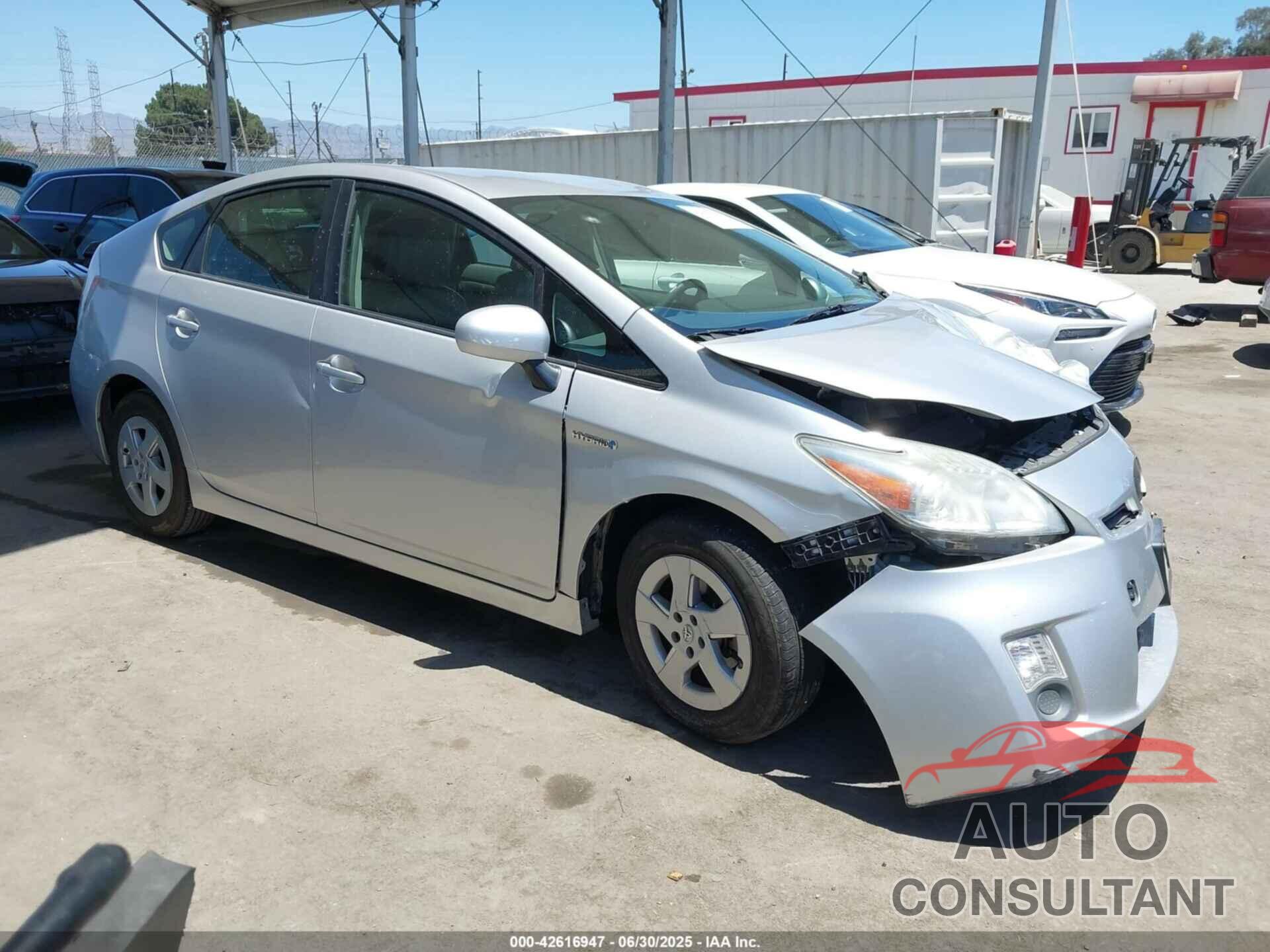 TOYOTA PRIUS 2010 - JTDKN3DU6A0007111