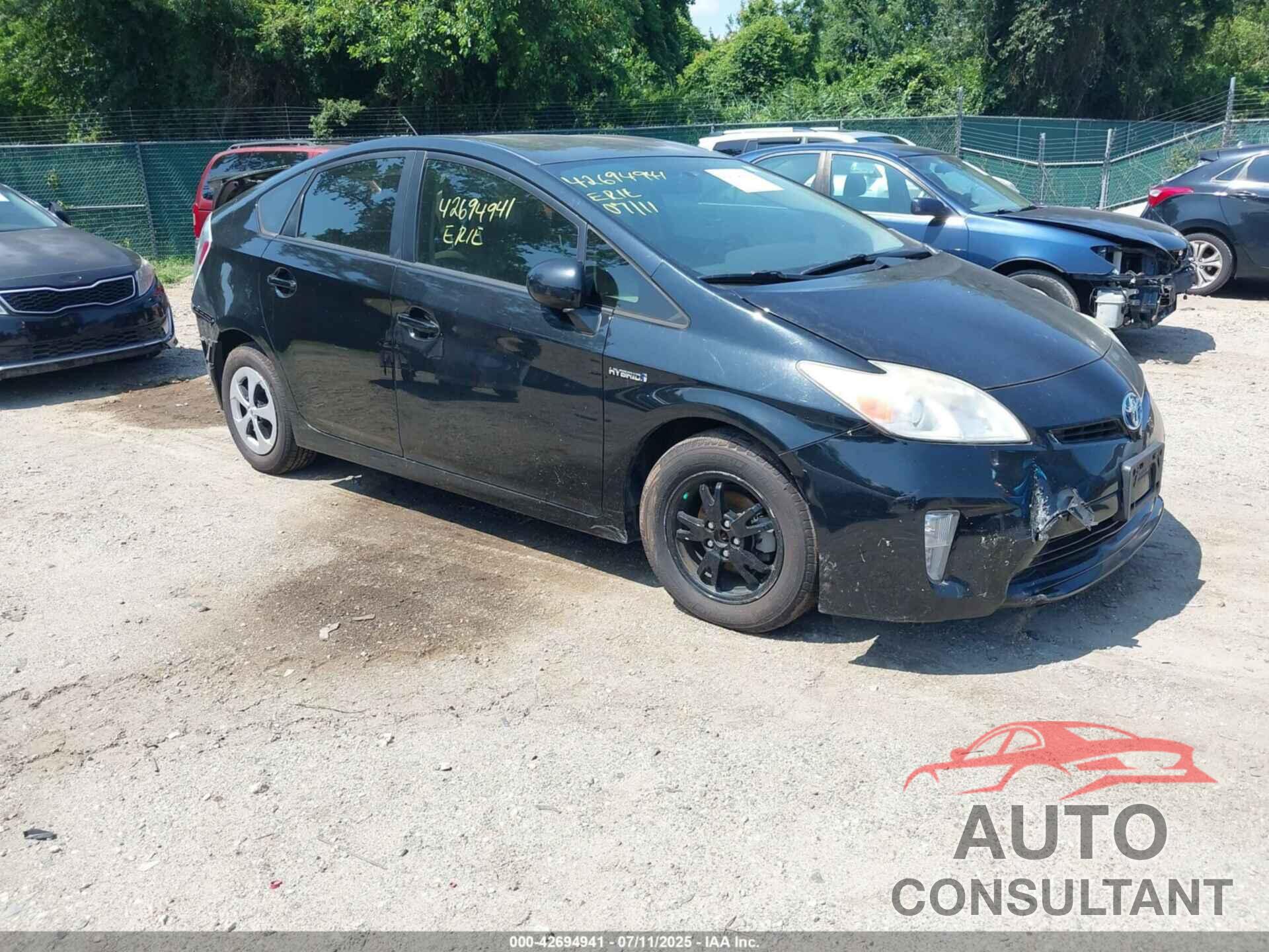 TOYOTA PRIUS 2013 - JTDKN3DU8D5599571