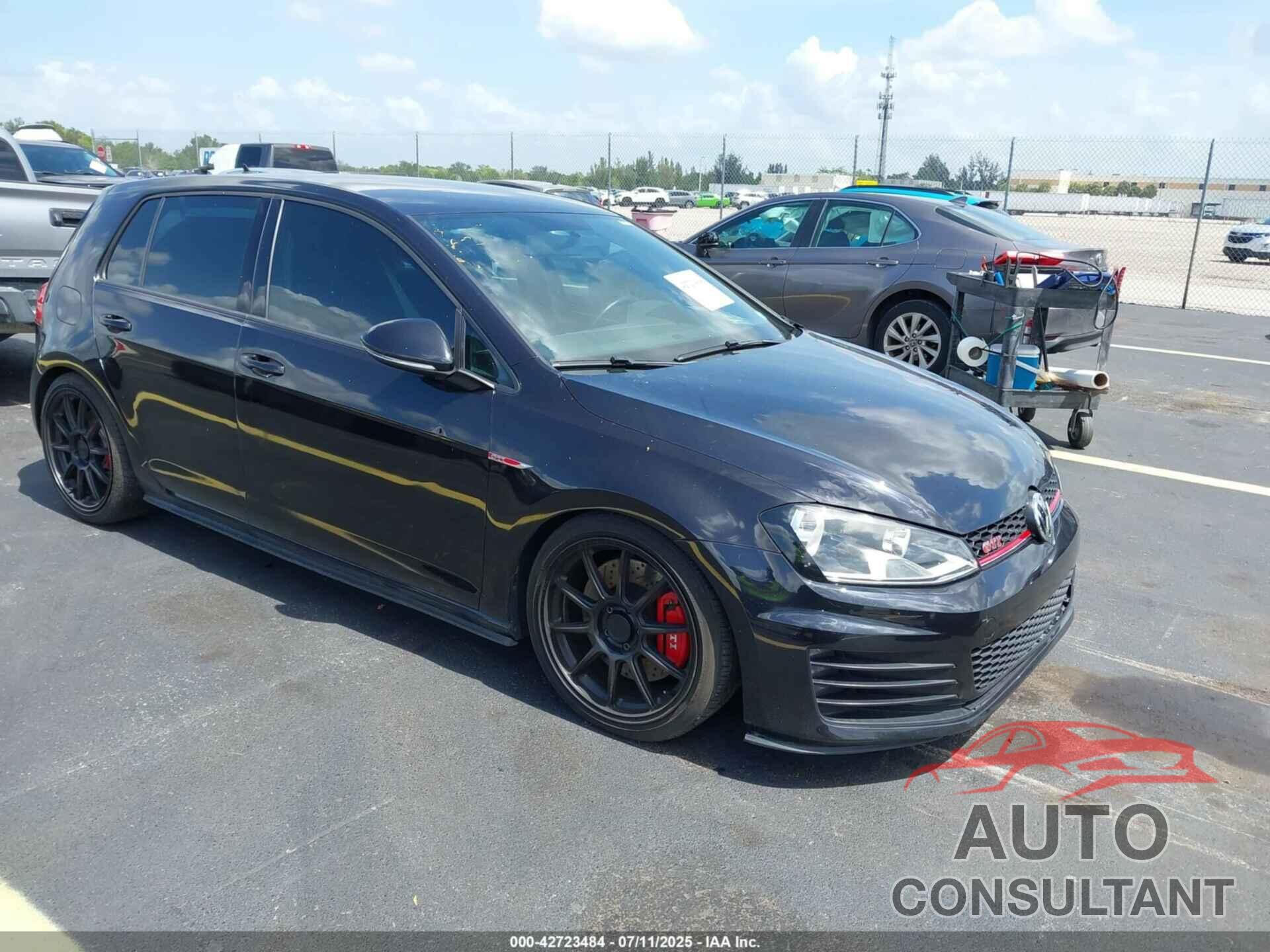 VOLKSWAGEN GOLF GTI 2016 - 3VW447AU9GM007663
