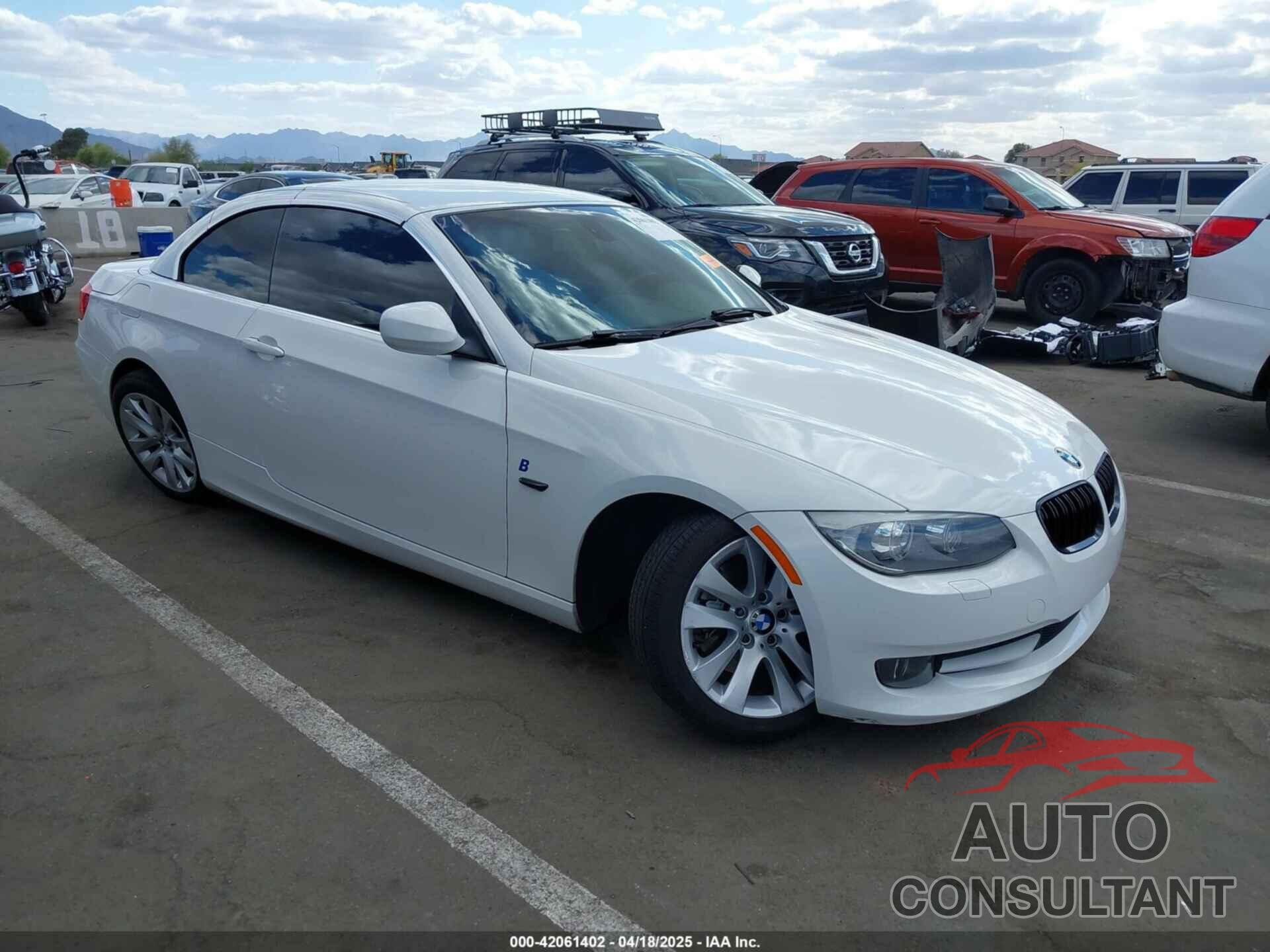 BMW 328I 2013 - WBADW3C52DJ527849