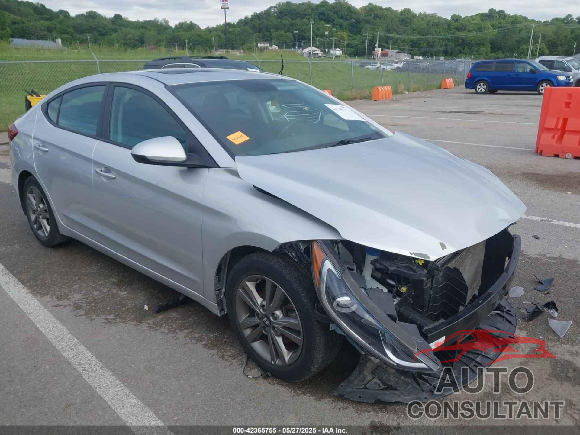 HYUNDAI ELANTRA 2018 - 5NPD84LF2JH217314