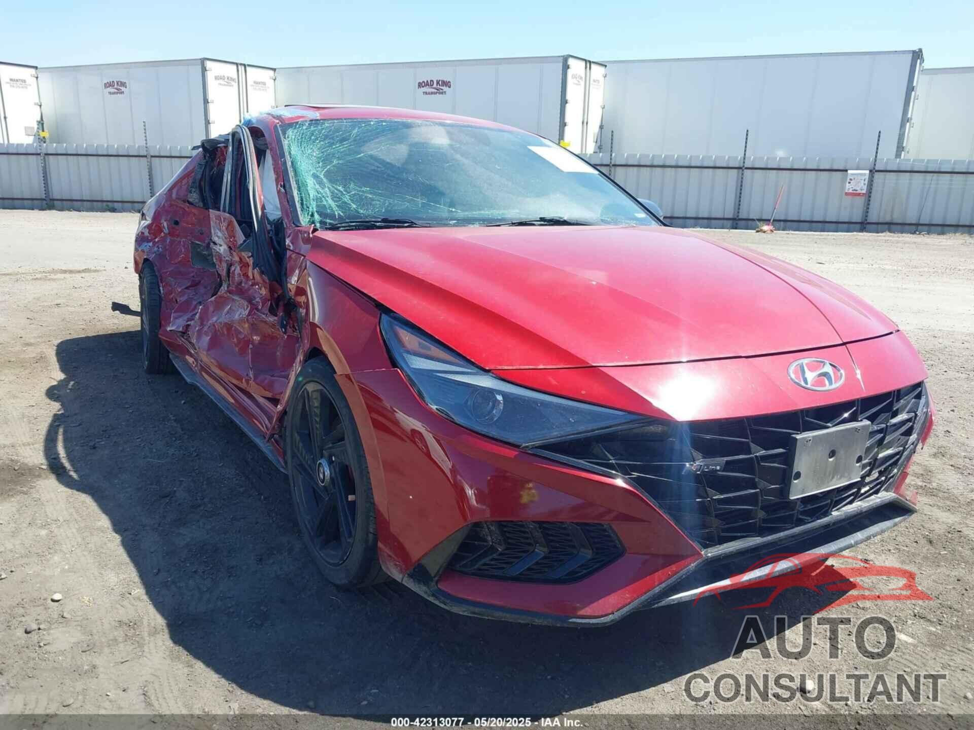 HYUNDAI ELANTRA 2021 - KMHLR4AF7MU147407