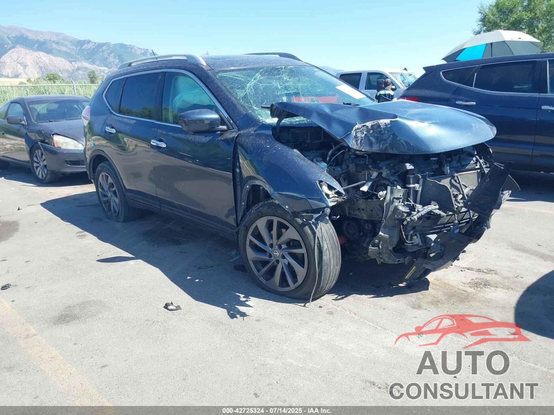 NISSAN ROGUE 2016 - 5N1AT2MVXGC862319