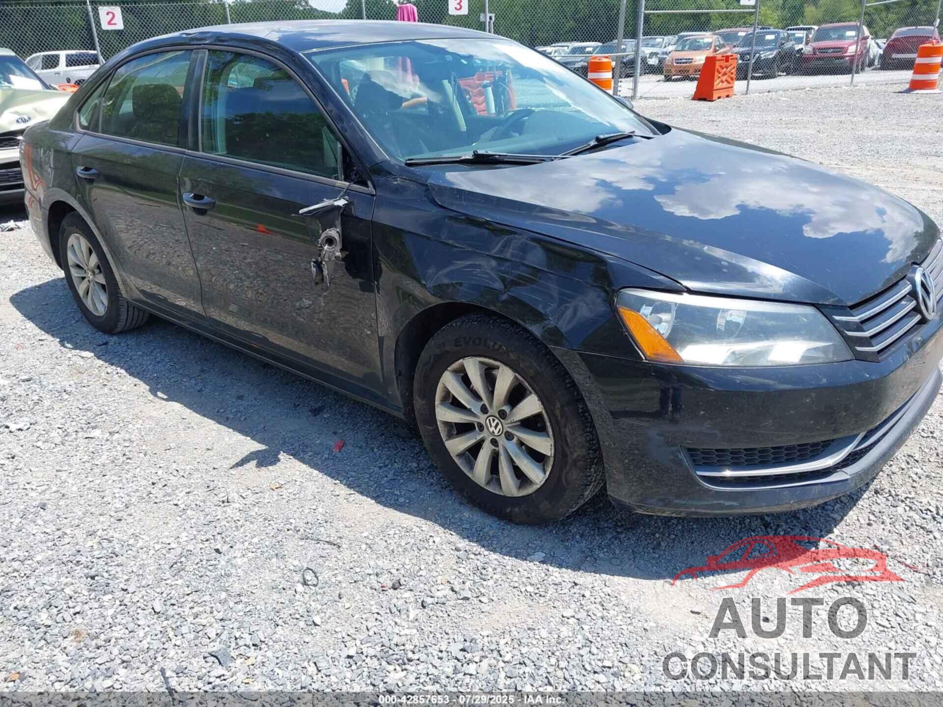 VOLKSWAGEN PASSAT 2012 - 1VWAP7A38CC073375