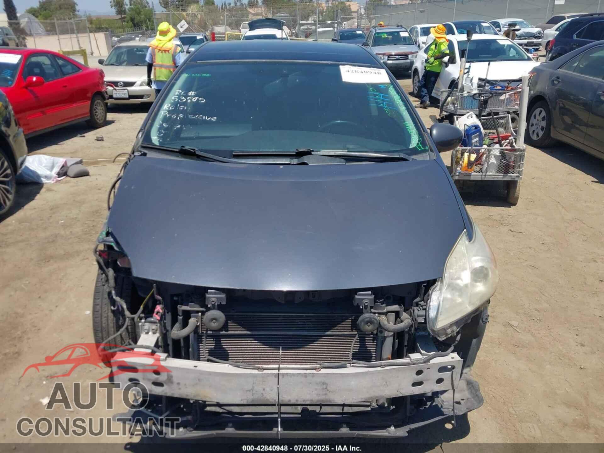 TOYOTA PRIUS 2013 - JTDKN3DU8D1683302