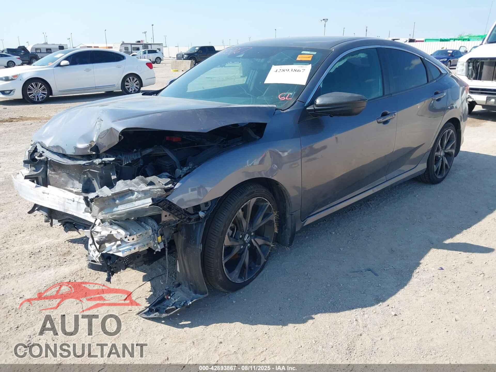 HONDA CIVIC 2019 - 2HGFC2F8XKH500287