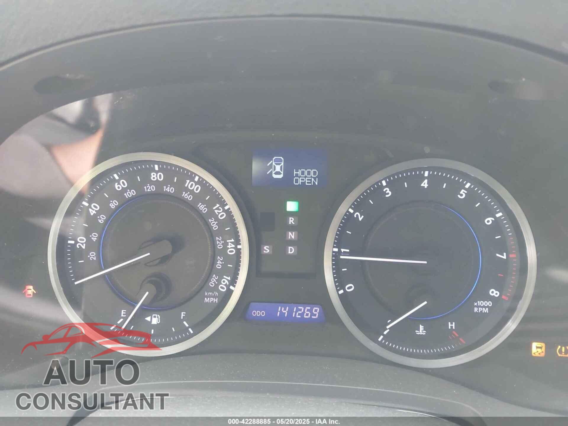 LEXUS IS 250 2012 - JTHCF5C20C2035652