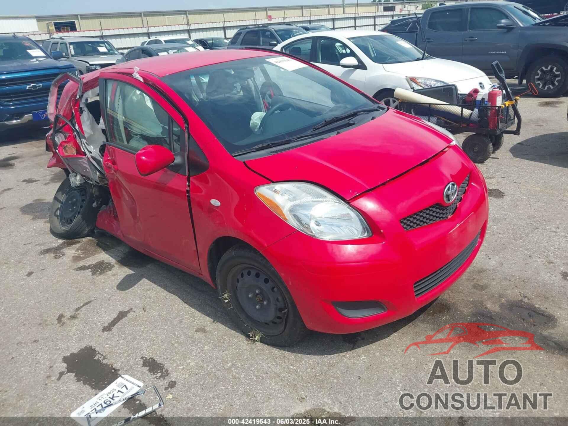 TOYOTA YARIS 2011 - JTDKT4K33B5342496