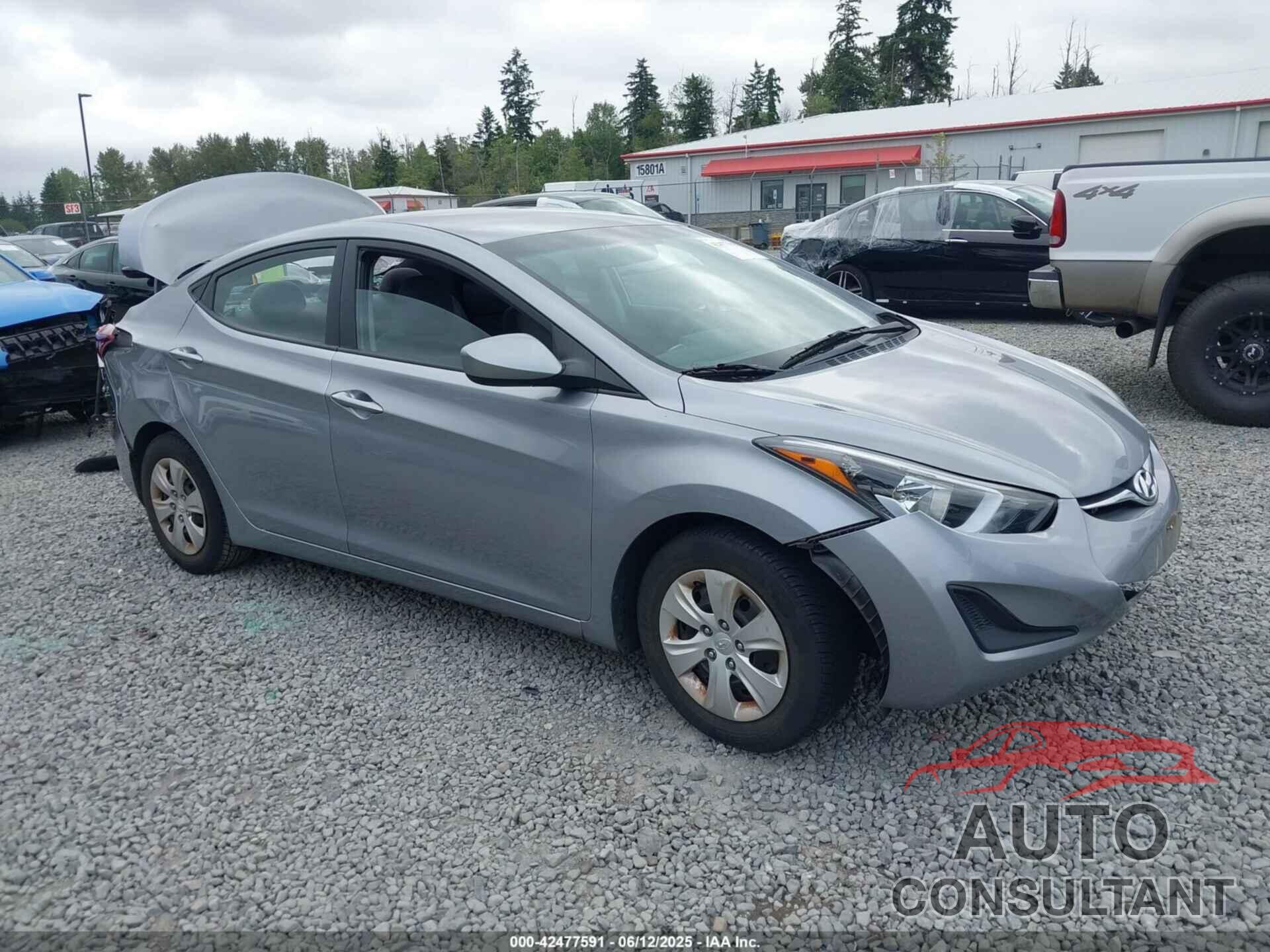 HYUNDAI ELANTRA 2016 - 5NPDH4AE1GH687000
