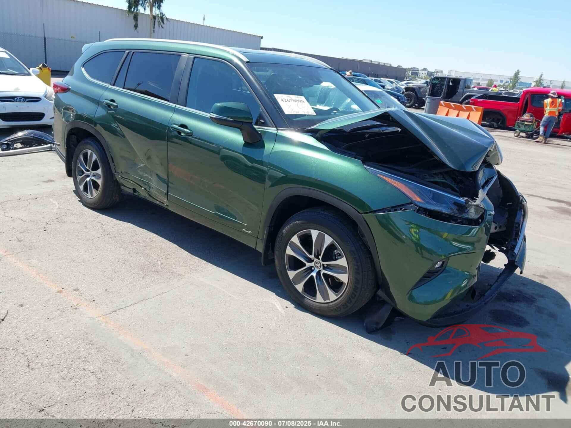 TOYOTA HIGHLANDER 2023 - 5TDKBRCH0PS578700