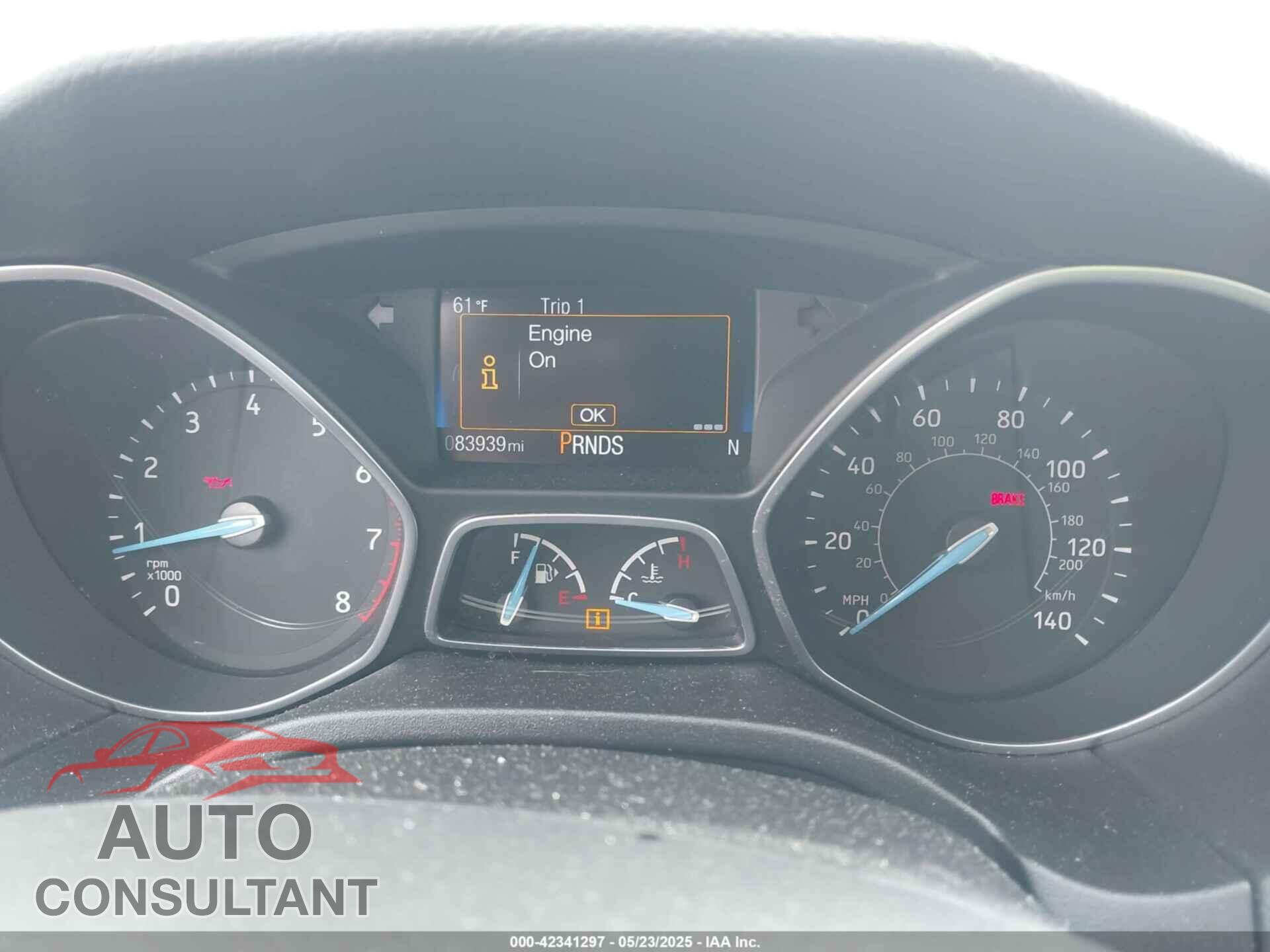 FORD FOCUS 2017 - 1FADP3FE5HL276286