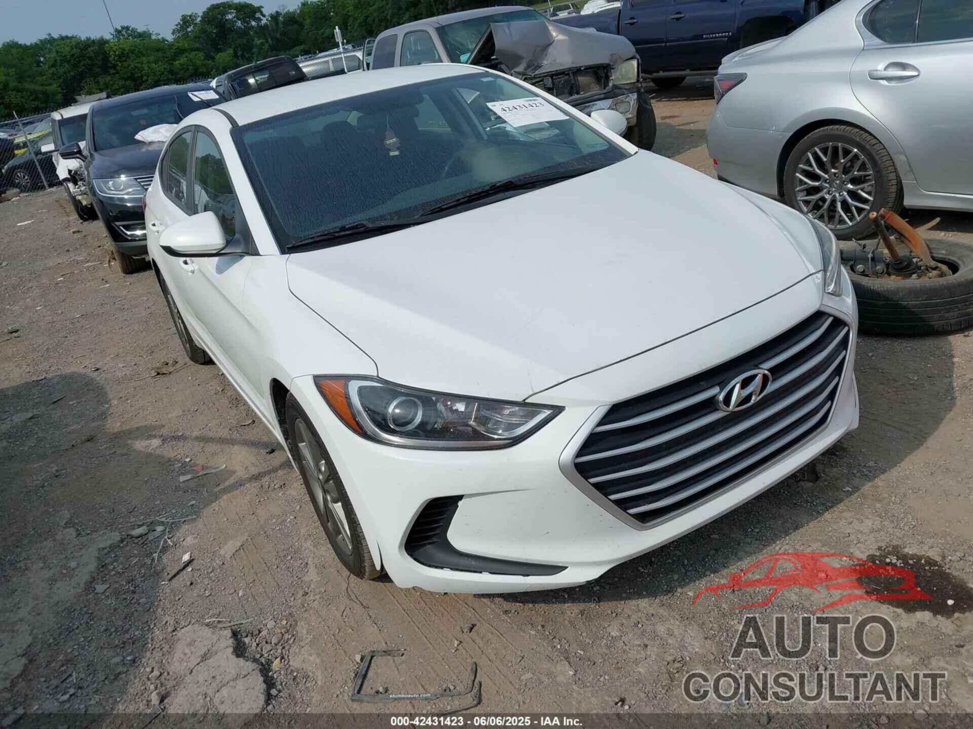 HYUNDAI ELANTRA 2018 - 5NPD84LF0JH389938