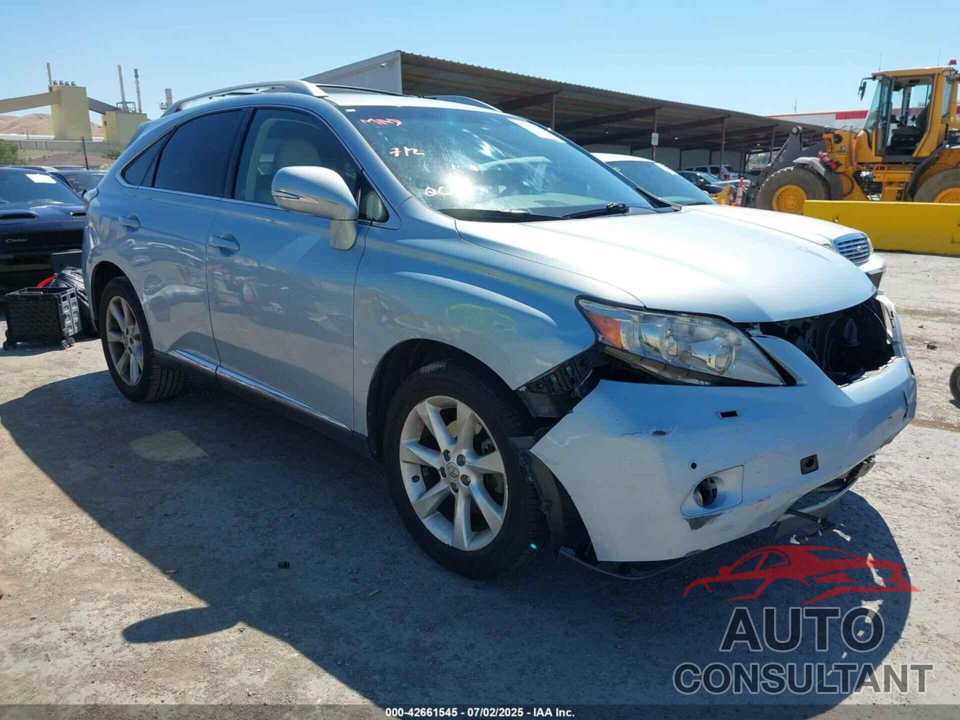LEXUS RX 350 2010 - JTJZK1BA3A2409447