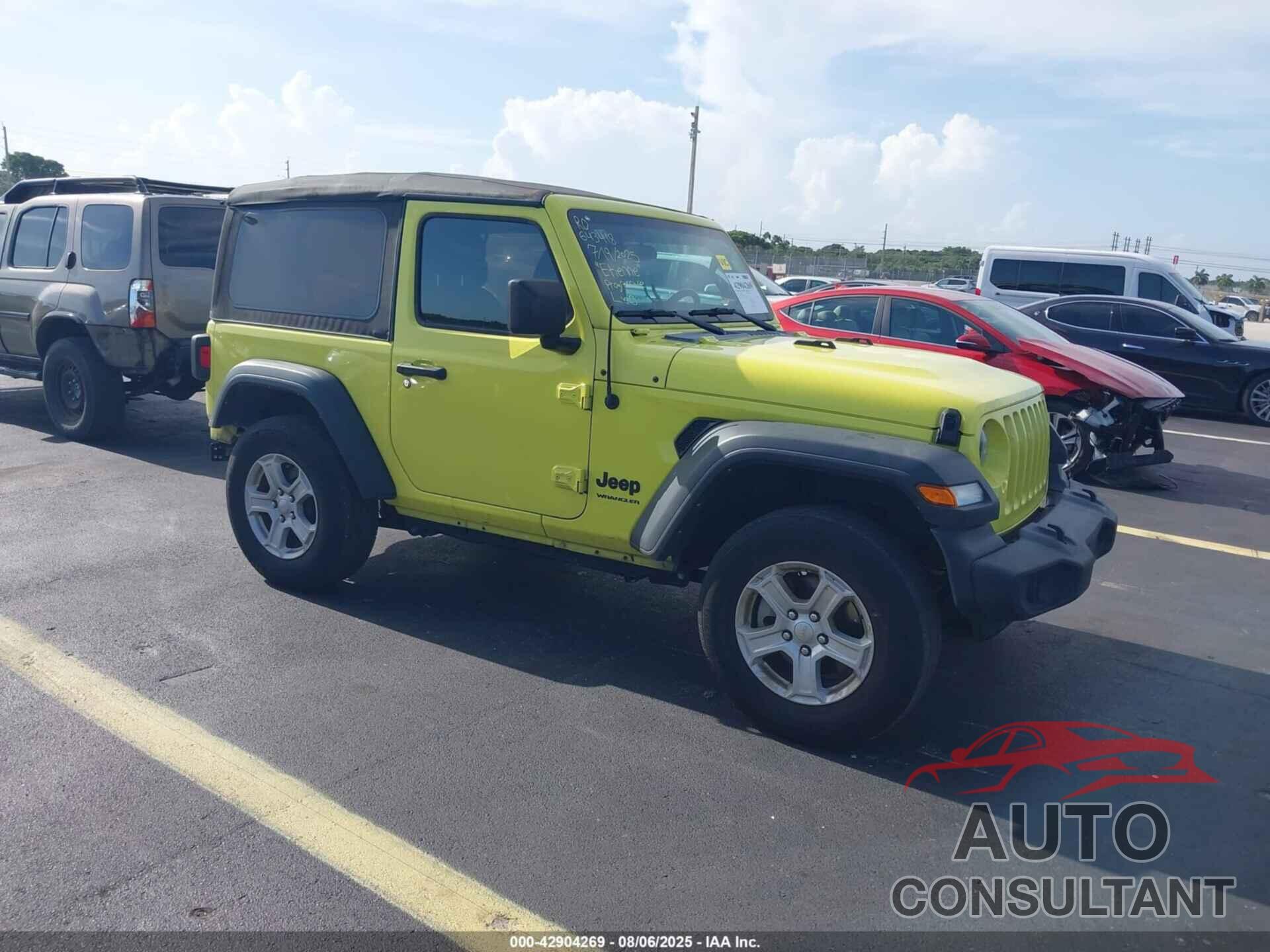JEEP WRANGLER 2022 - 1C4GJXAN6NW232508