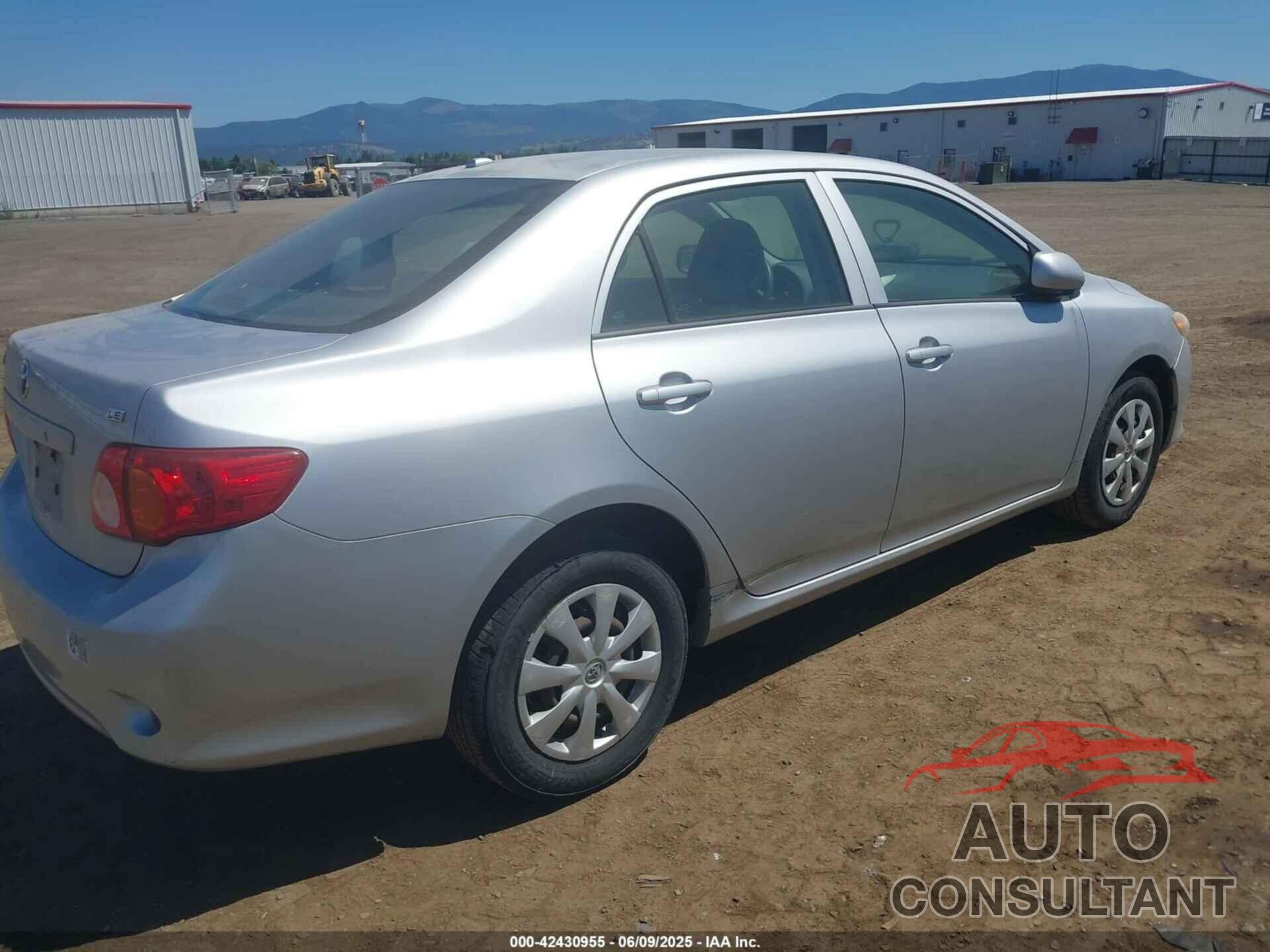 TOYOTA COROLLA 2009 - 1NXBU40E39Z131425