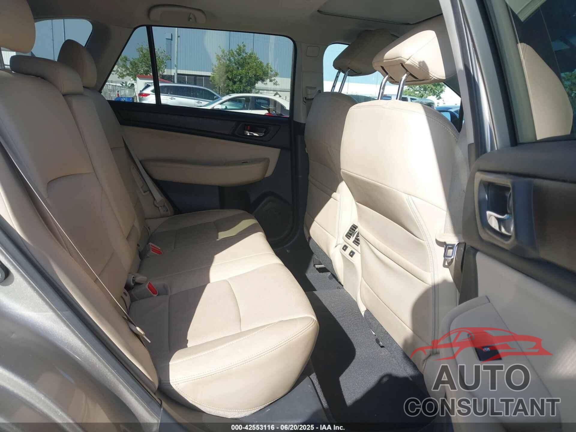SUBARU OUTBACK 2015 - 4S4BSALC1F3311549