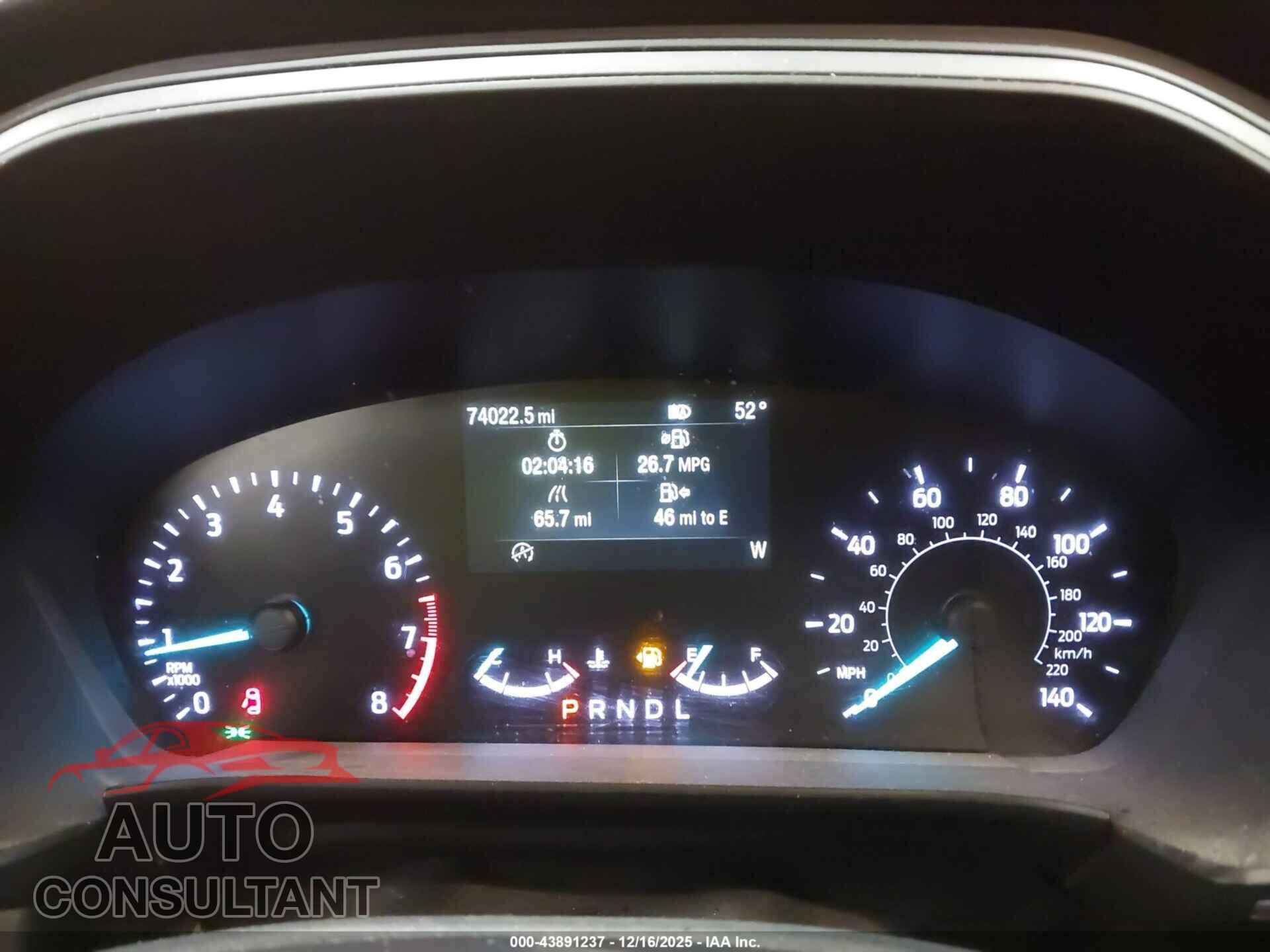 FORD ESCAPE 2020 - 1FMCU9F65LUA43761
