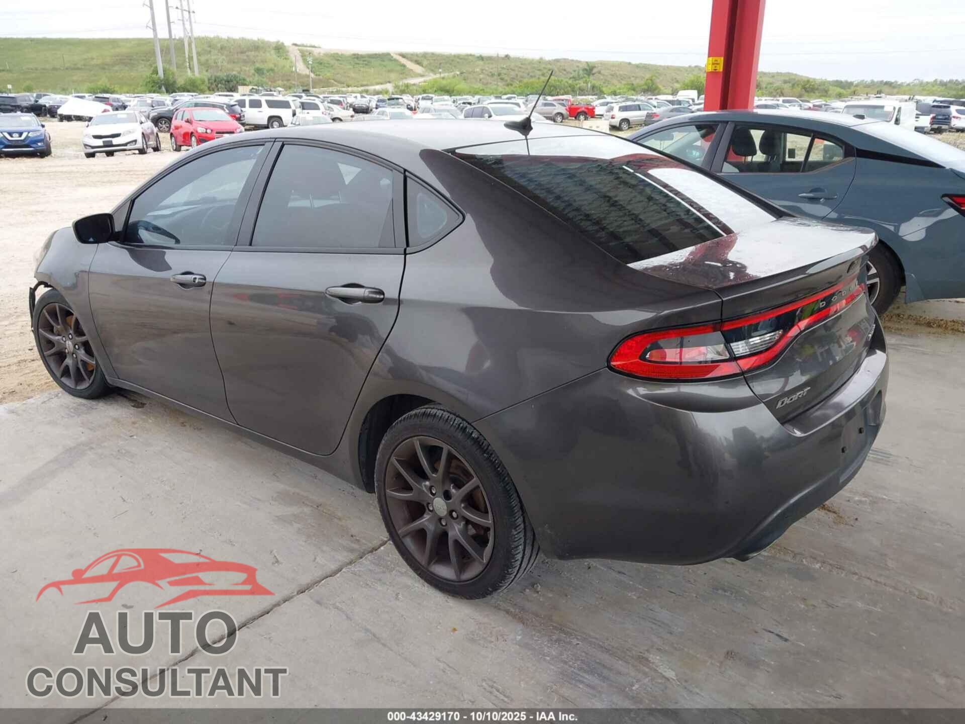 DODGE DART 2015 - 1C3CDFBB7FD346636