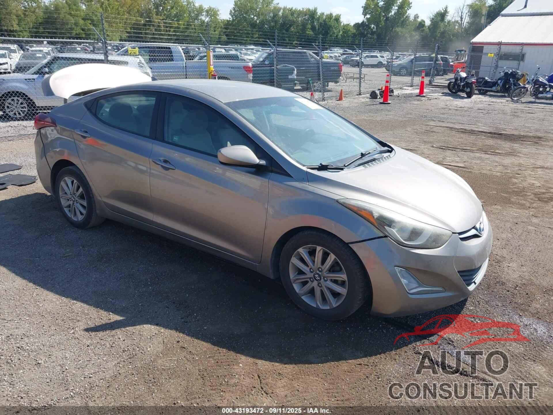 HYUNDAI ELANTRA 2014 - 5NPDH4AE6EH474427