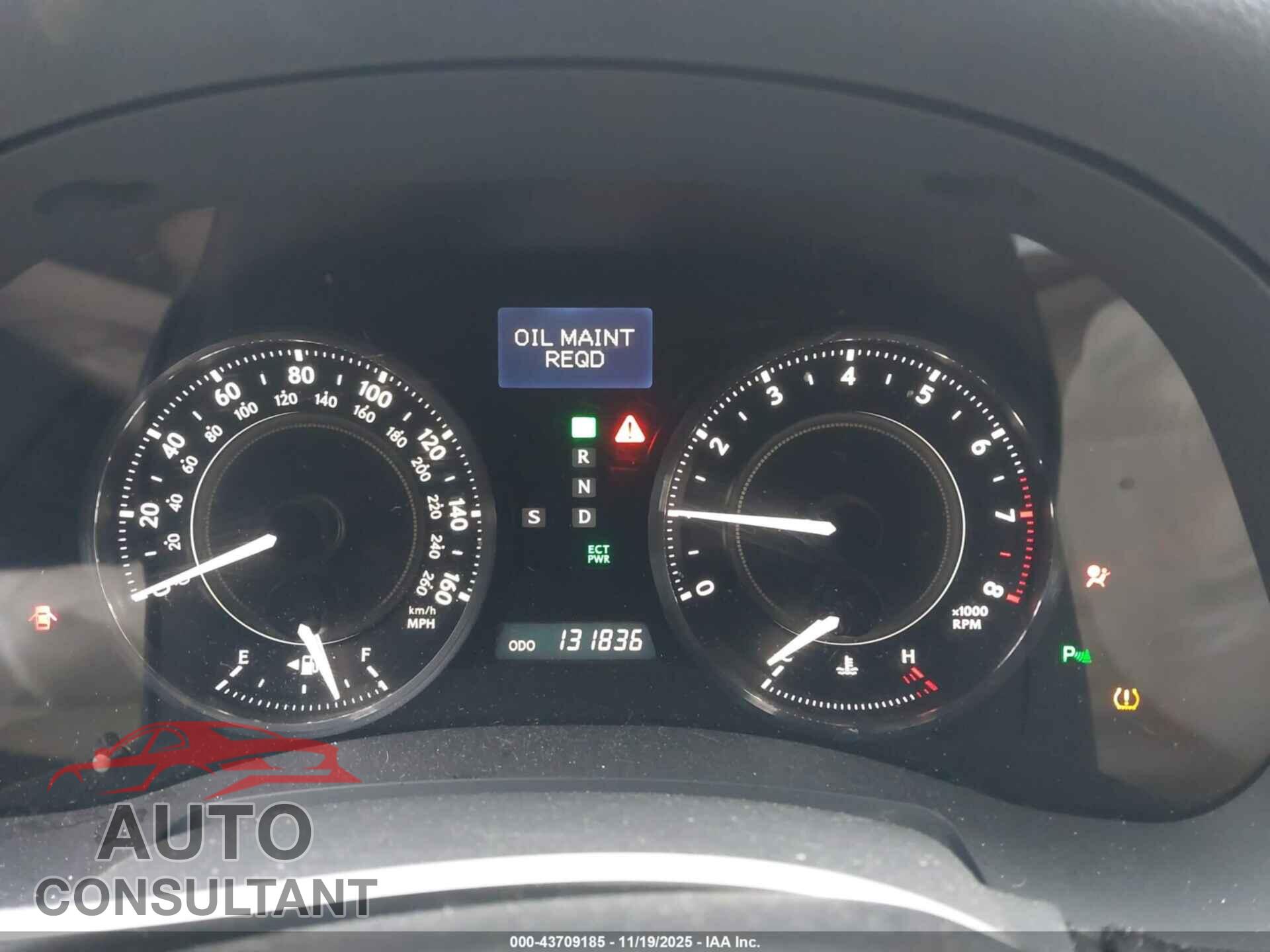 LEXUS IS 250C 2010 - JTHFF2C20A2502190