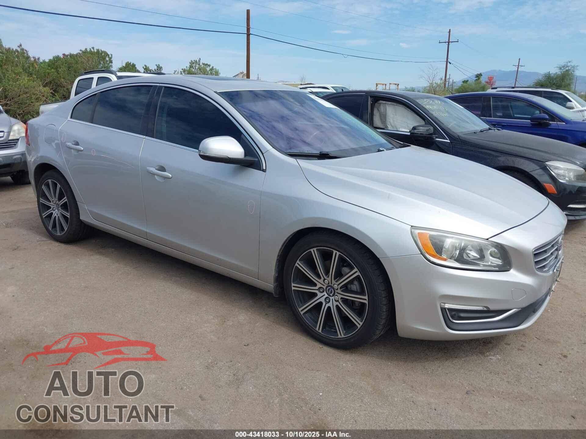 VOLVO S60 INSCRIPTION 2017 - LYV402TK4HB134230