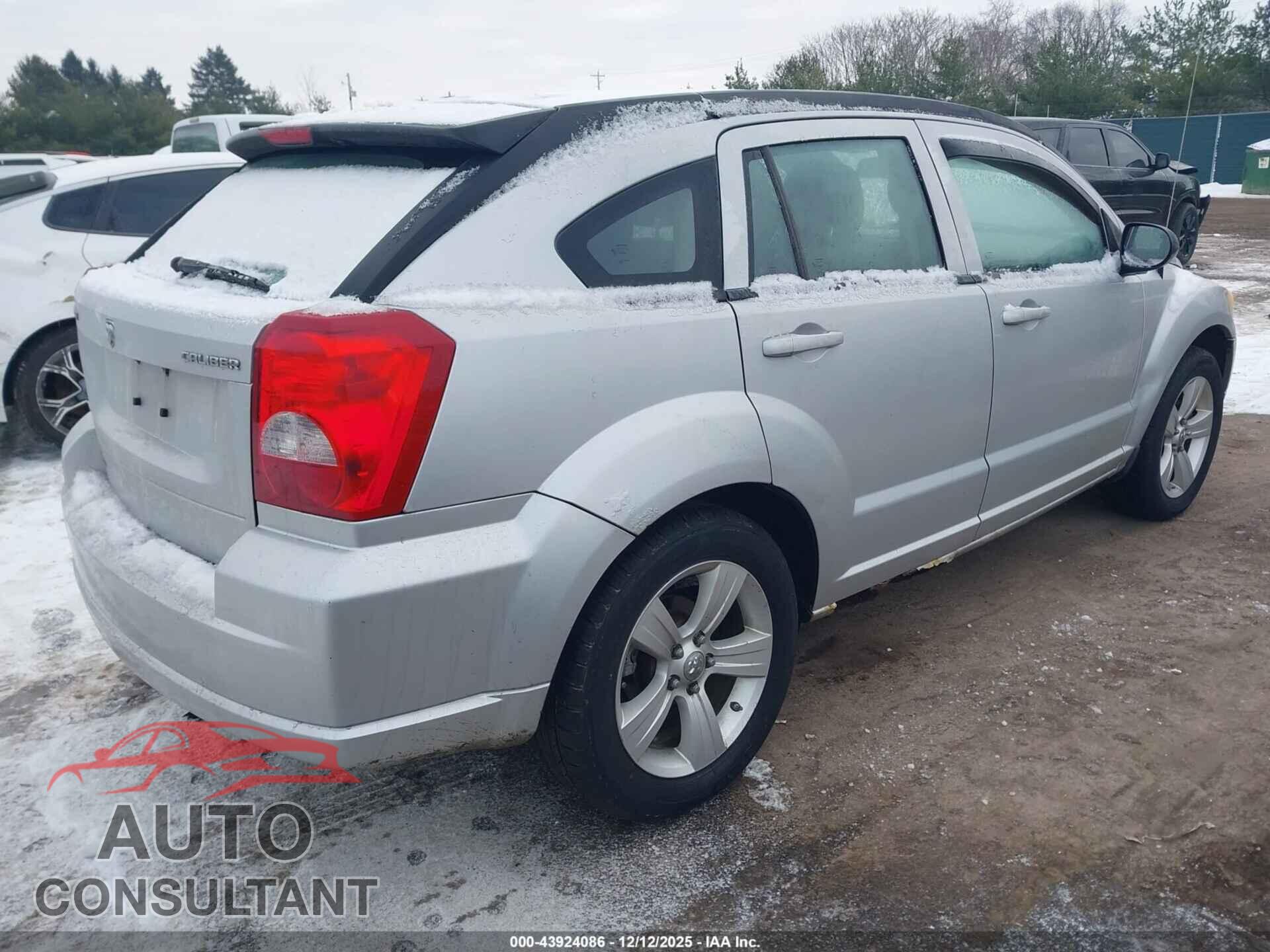 DODGE CALIBER 2012 - 1C3CDWDA9CD505916