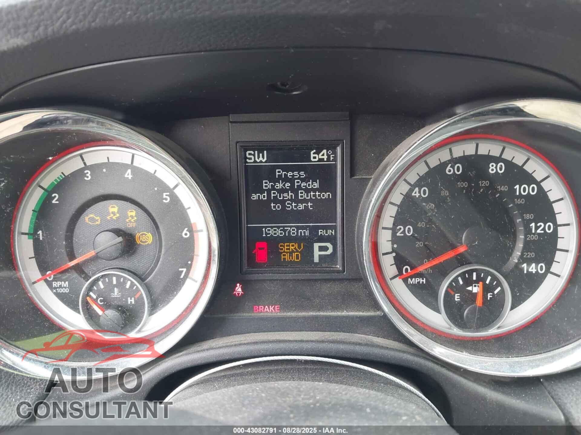 DODGE DURANGO 2011 - 1D4SE6GT5BC682973