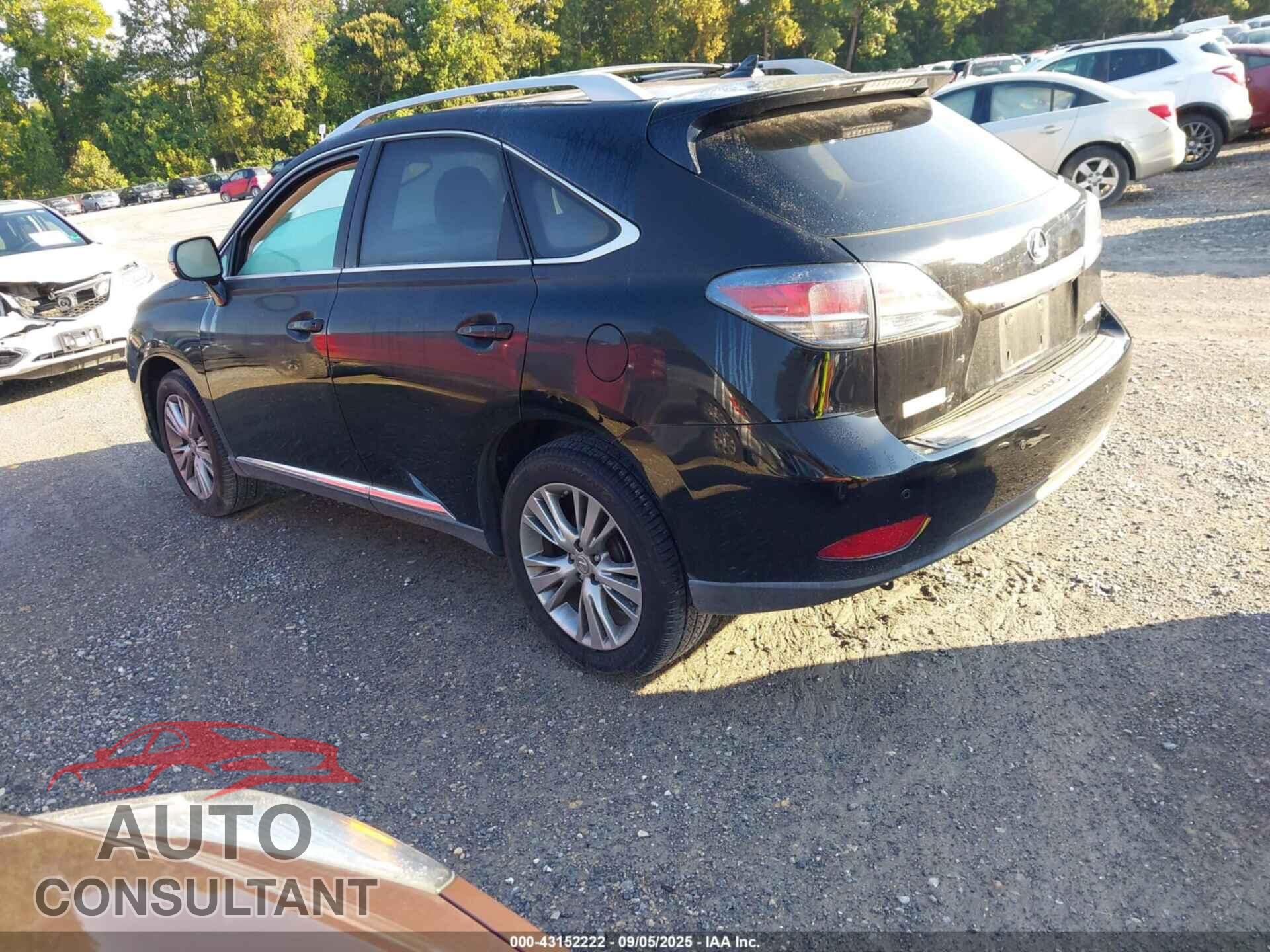 LEXUS RX 350 2013 - 2T2BK1BA3DC176238
