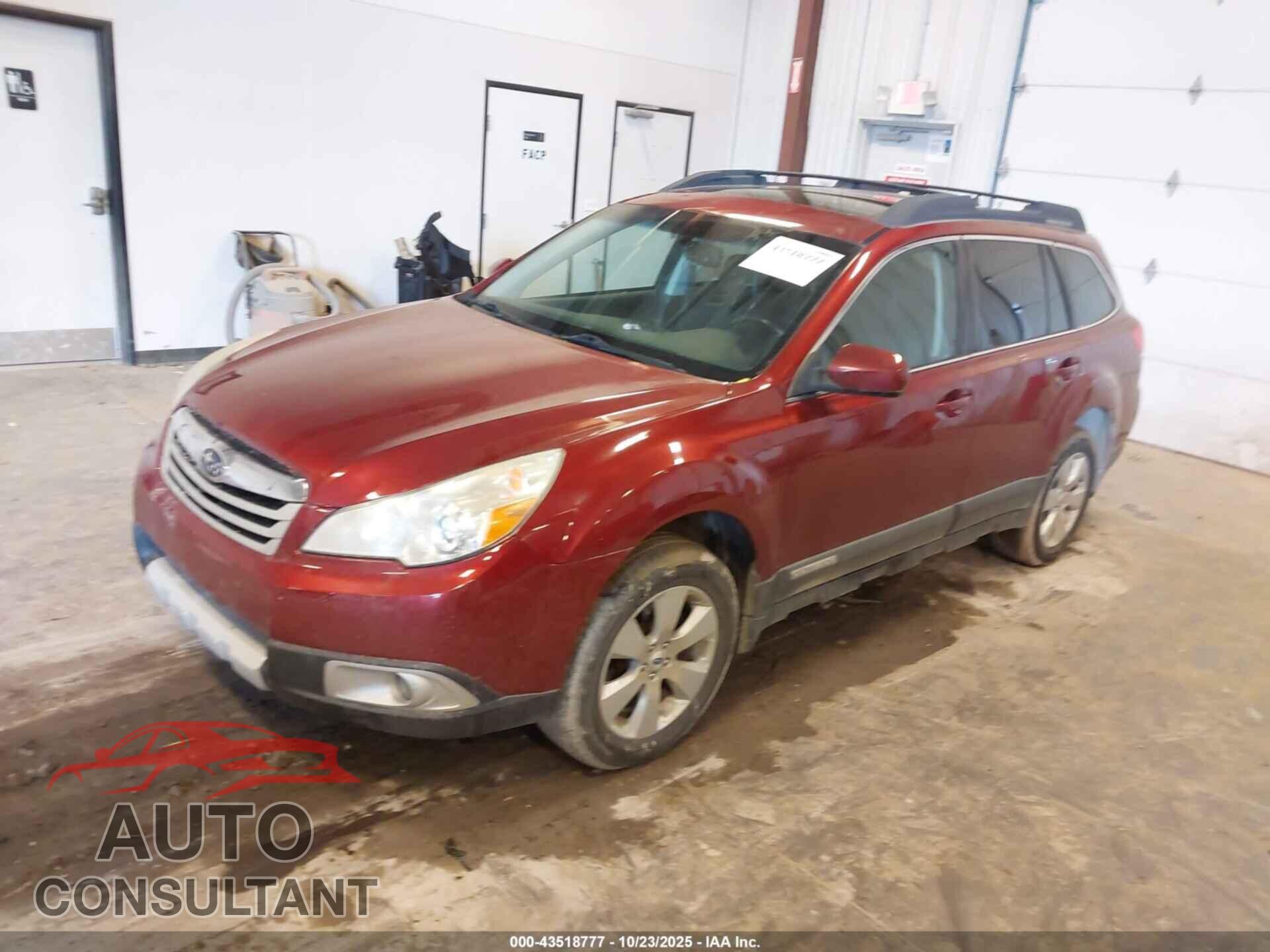 SUBARU OUTBACK 2012 - 4S4BRCKC8C3260359