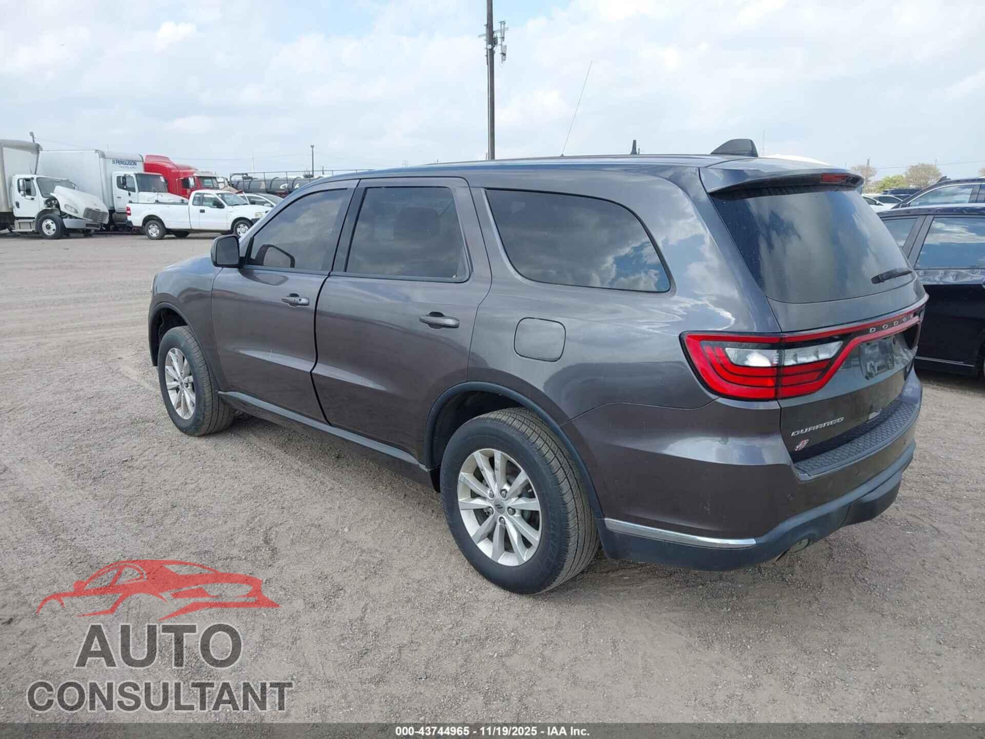 DODGE DURANGO 2019 - 1C4SDJFTXKC756392