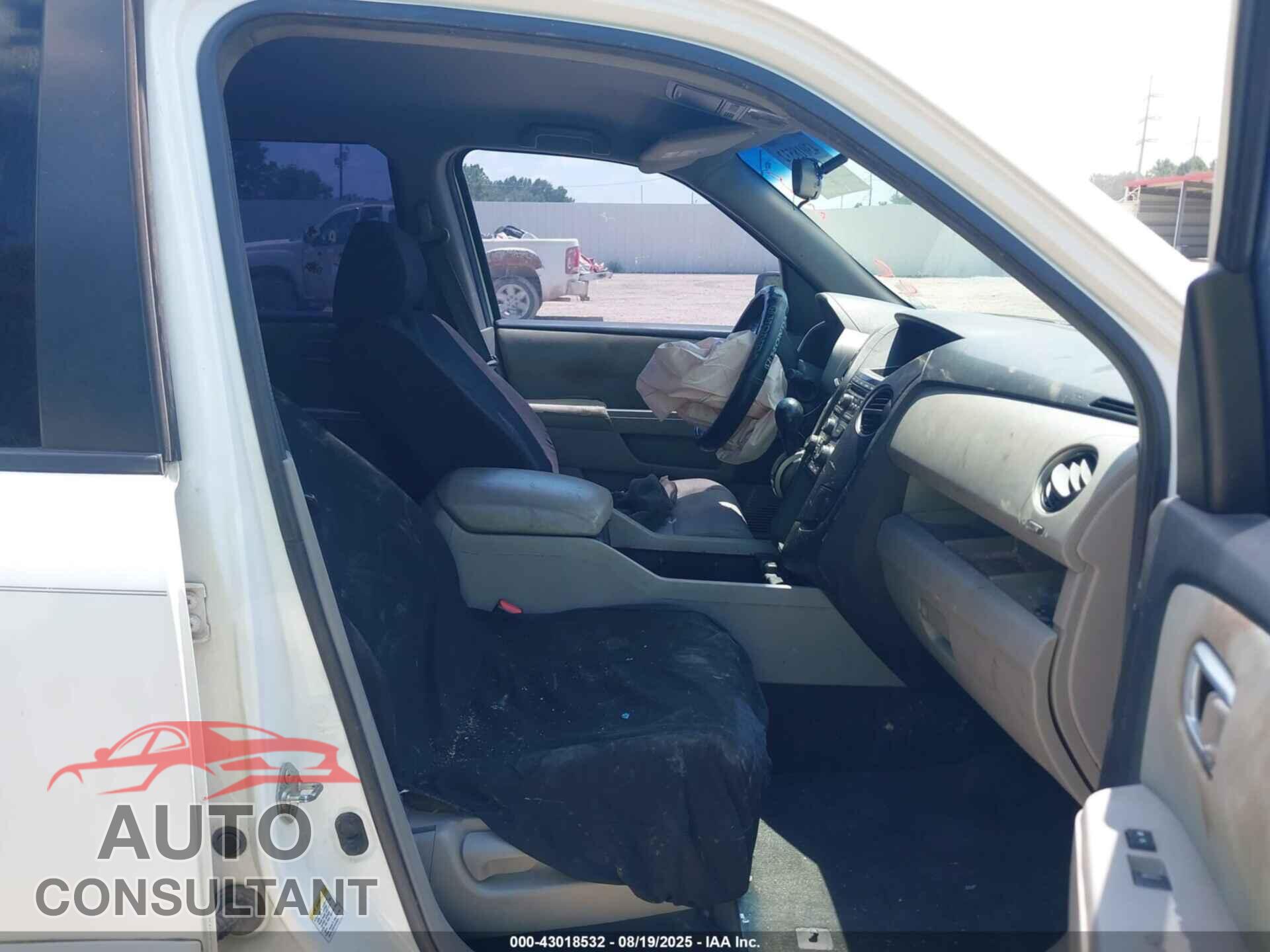 HONDA PILOT 2012 - 5FNYF3H41CB024582
