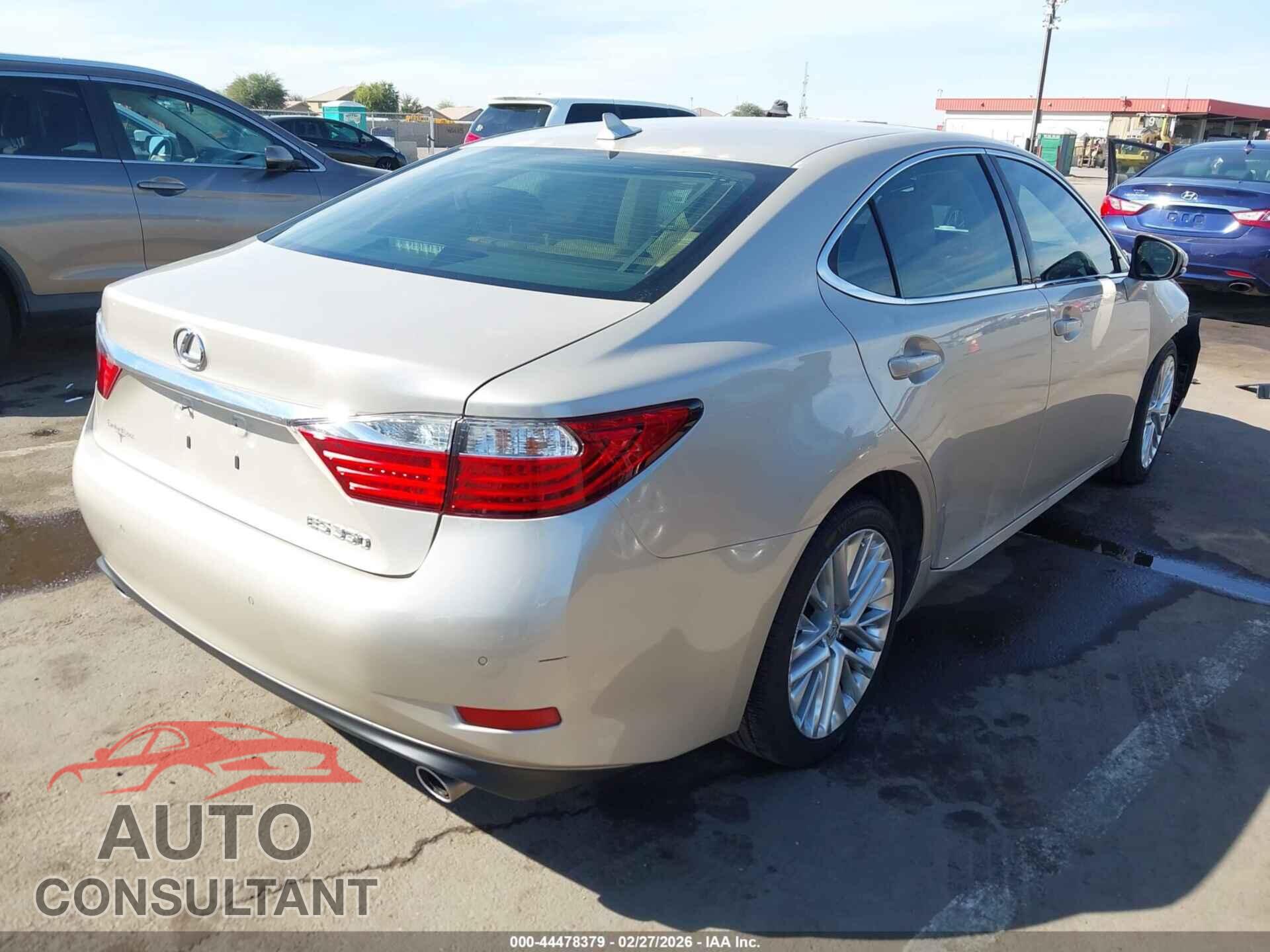 LEXUS ES 350 2013 - JTHBK1GGXD2043541