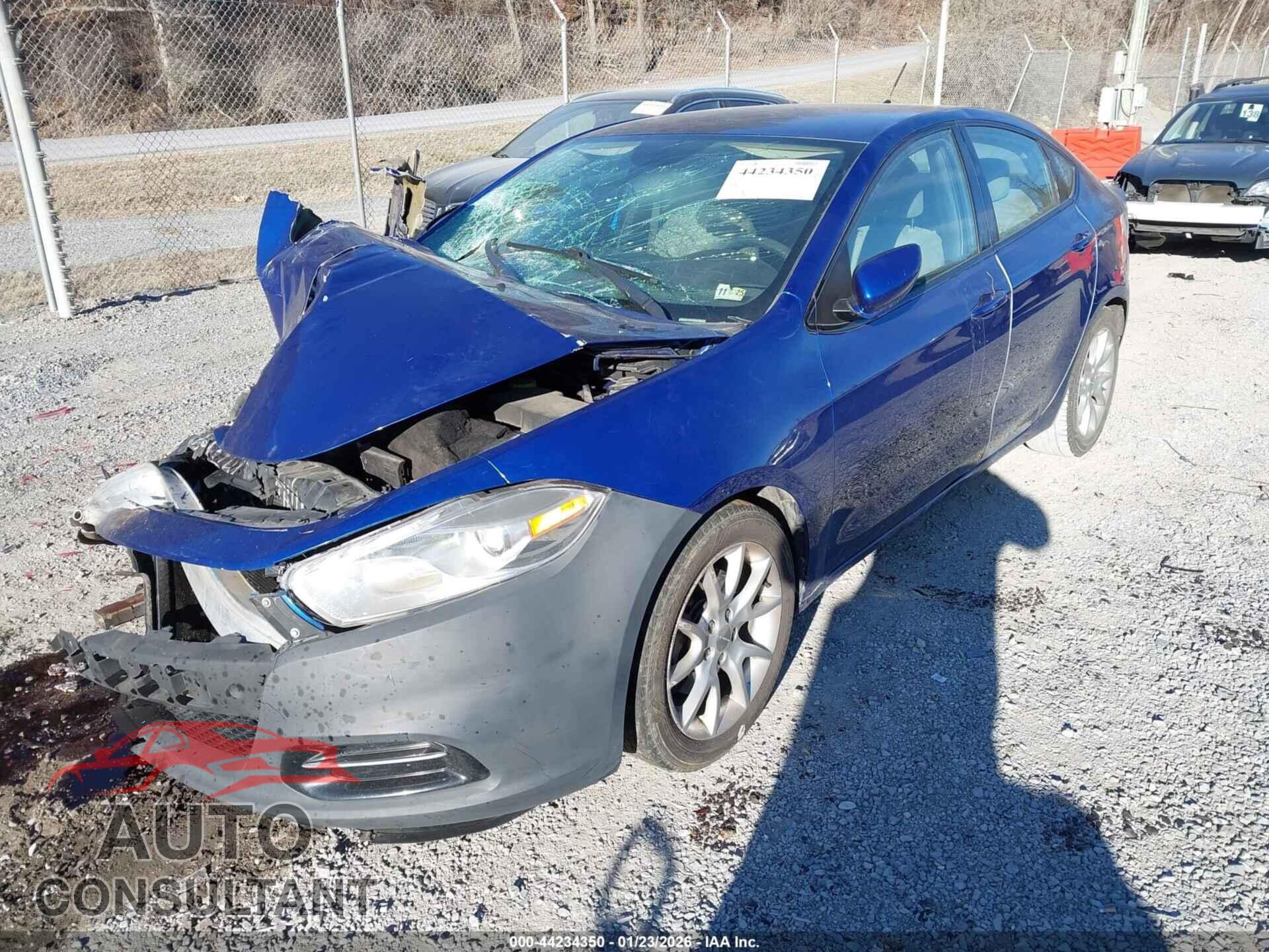 DODGE DART 2013 - 1C3CDFBA8DD157787