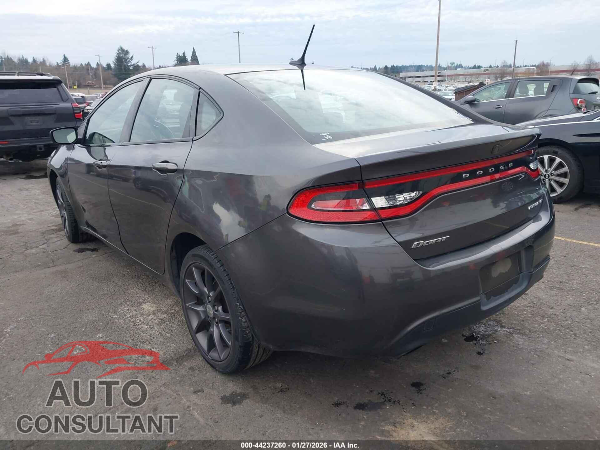 DODGE DART 2015 - 1C3CDFBB8FD434367