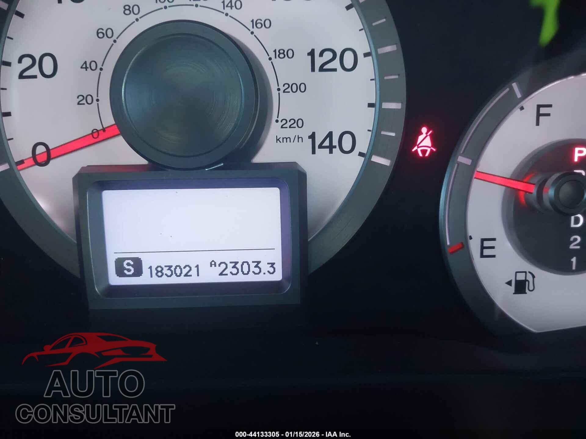 HONDA PILOT 2011 - 5FNYF4H9XBB006291