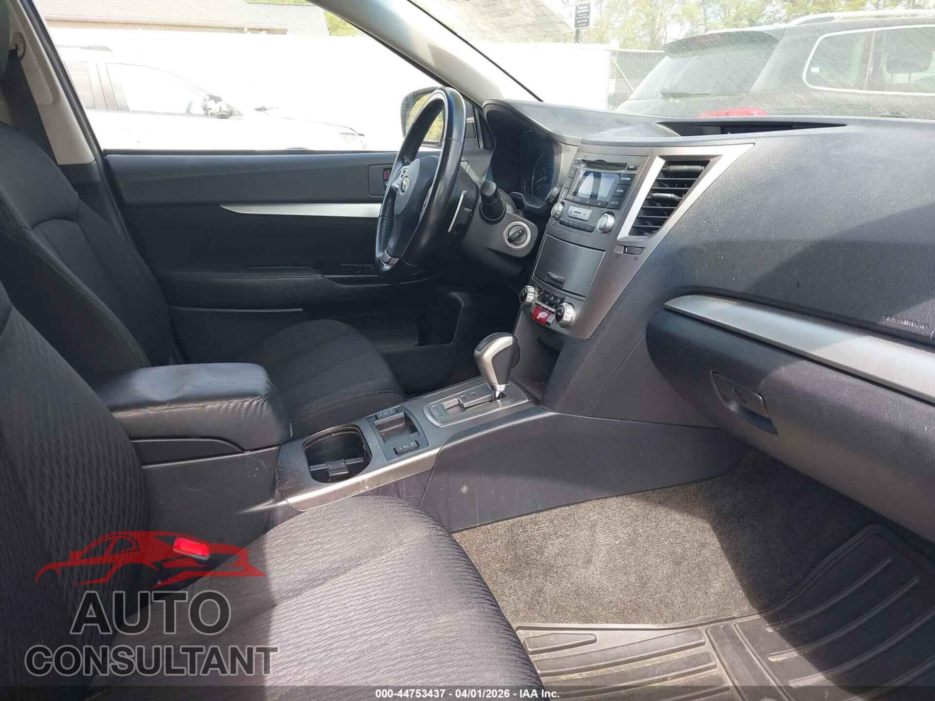 SUBARU OUTBACK 2012 - 4S4BRBGC8C3245699