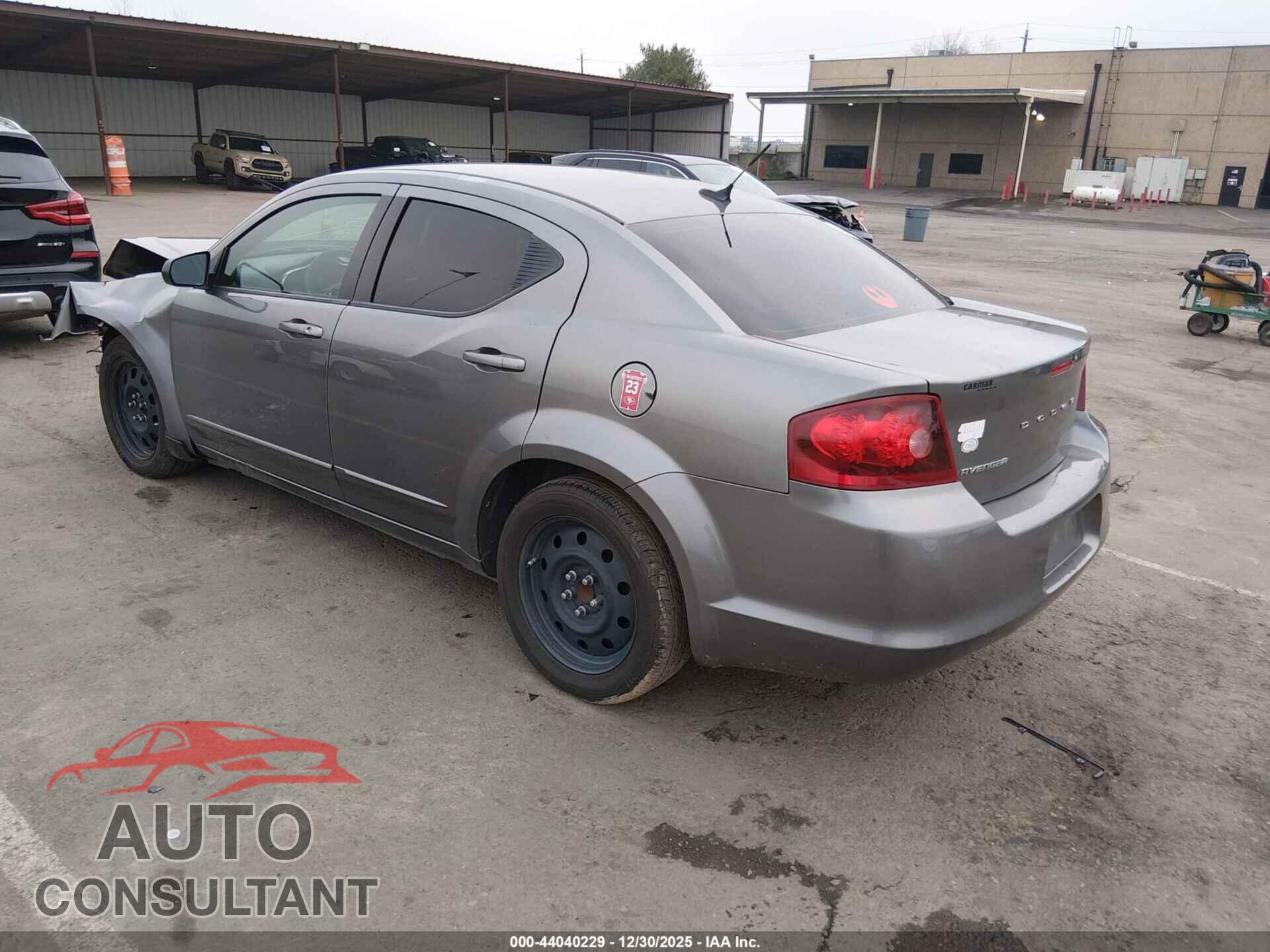DODGE AVENGER 2012 - 1C3CDZABXCN330357