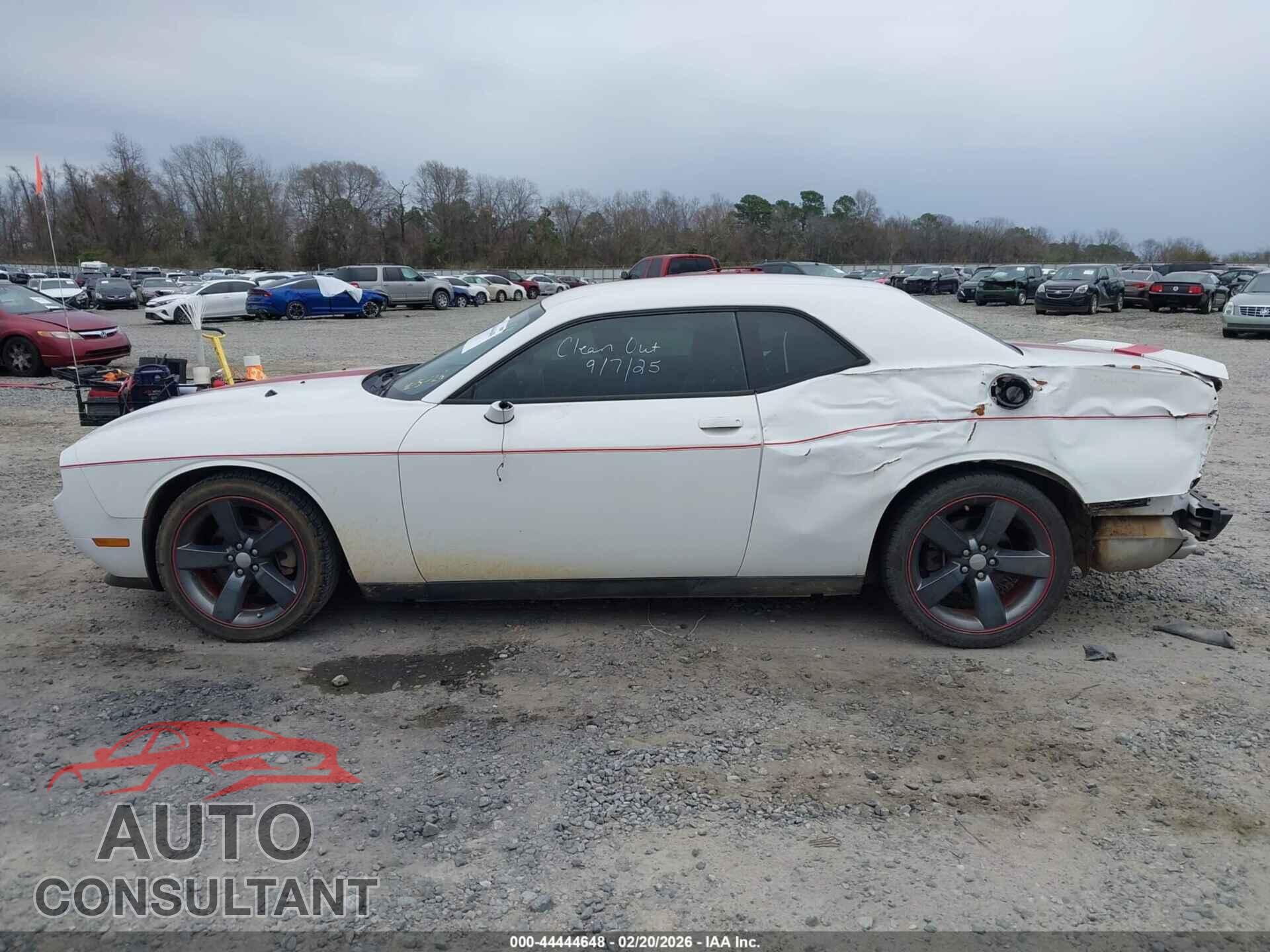 DODGE CHALLENGER 2012 - 2C3CDYAG5CH293491