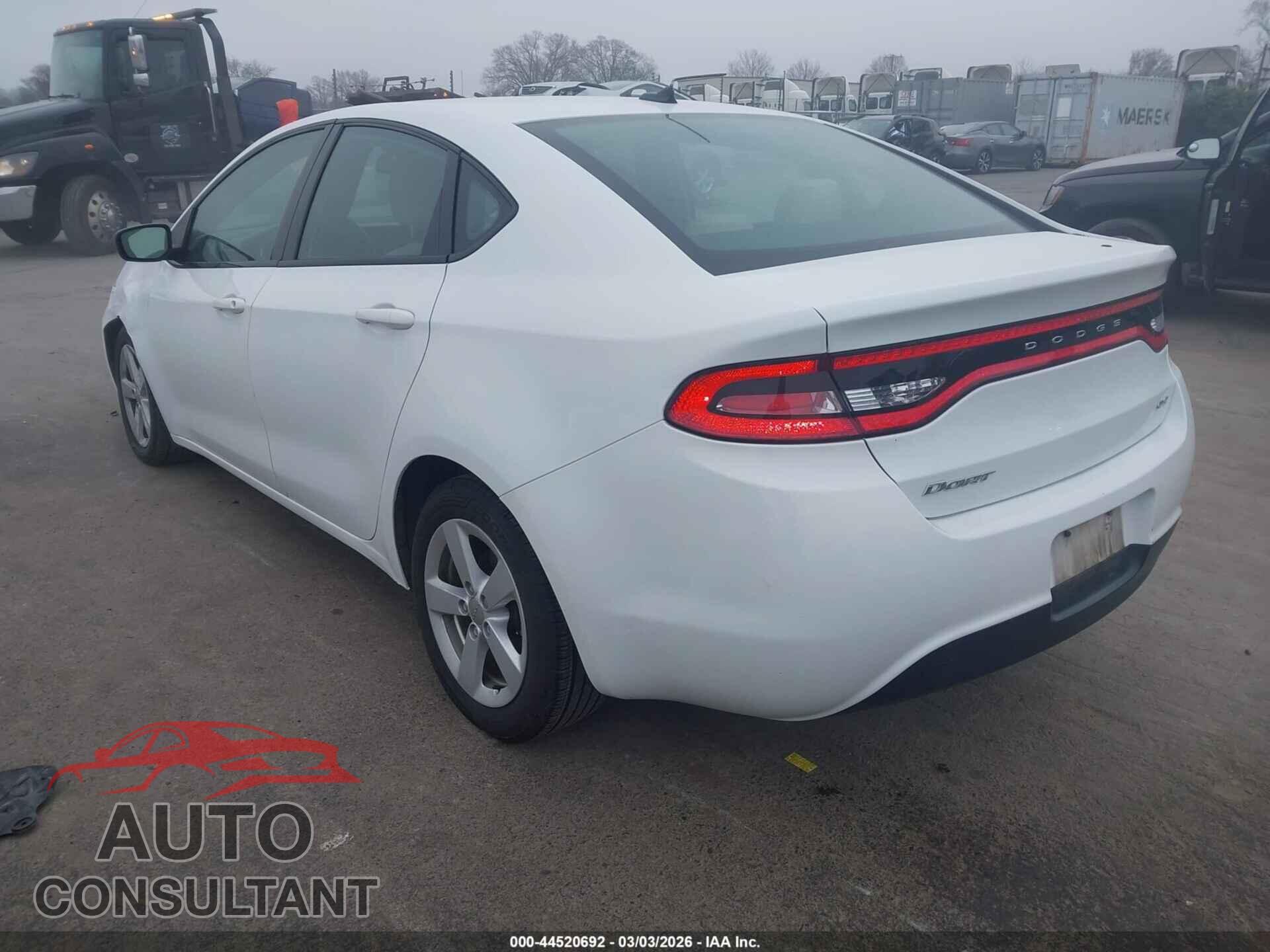 DODGE DART 2015 - 1C3CDFBB2FD431710