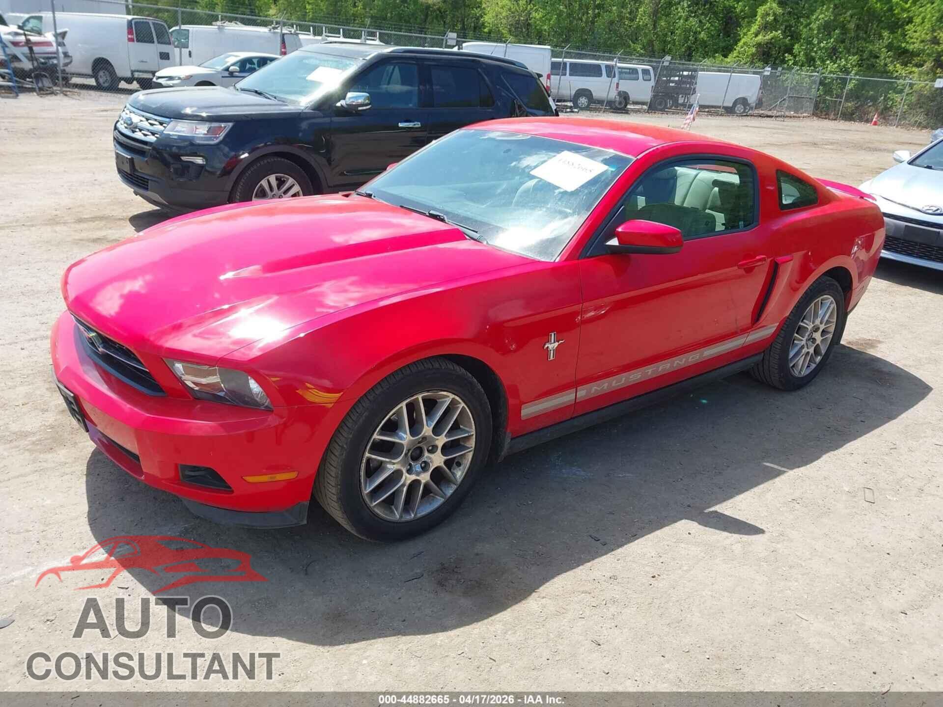 FORD MUSTANG 2012 - 1ZVBP8AM2C5244872