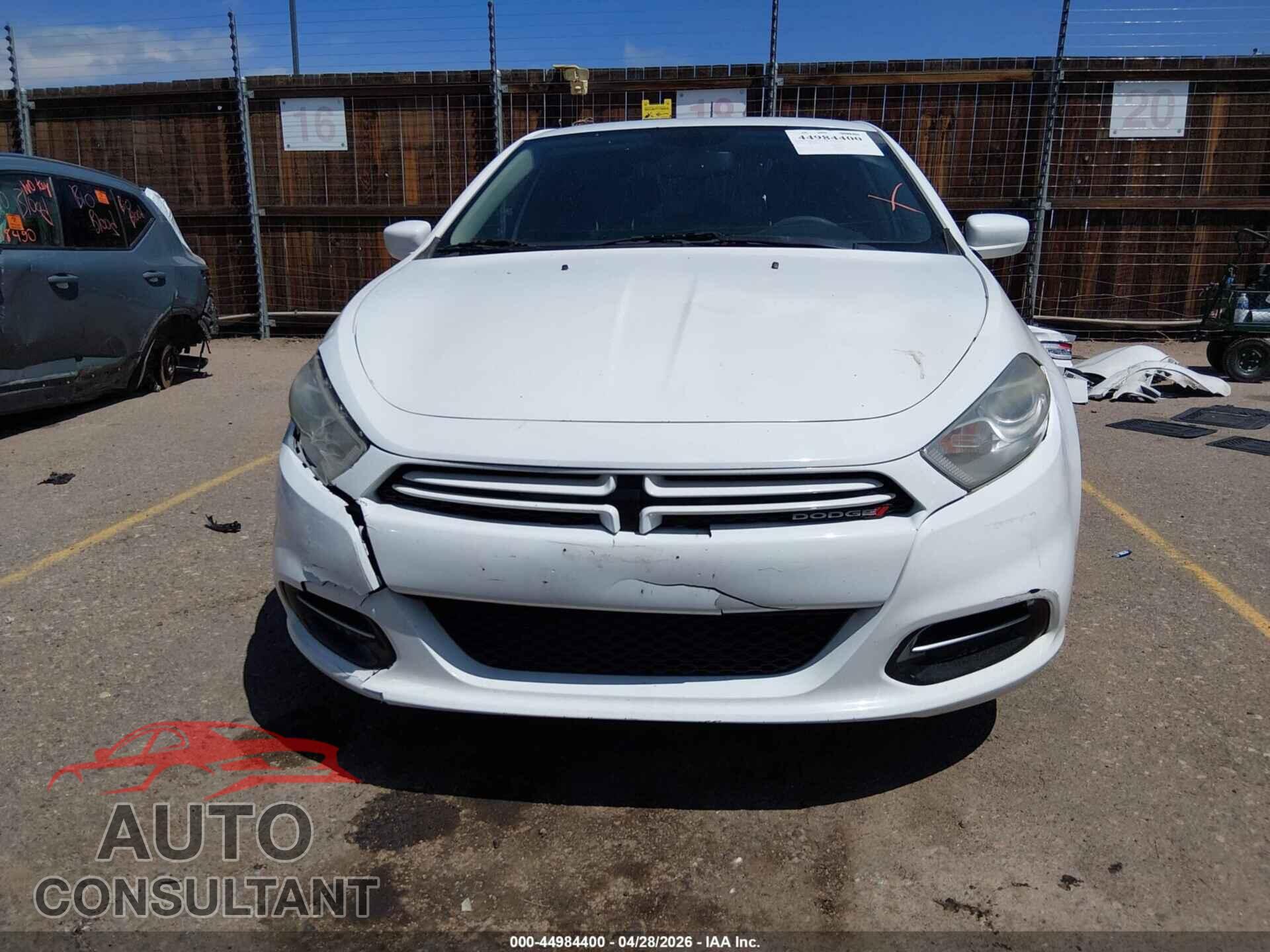 DODGE DART 2013 - 1C3CDFAA5DD335933