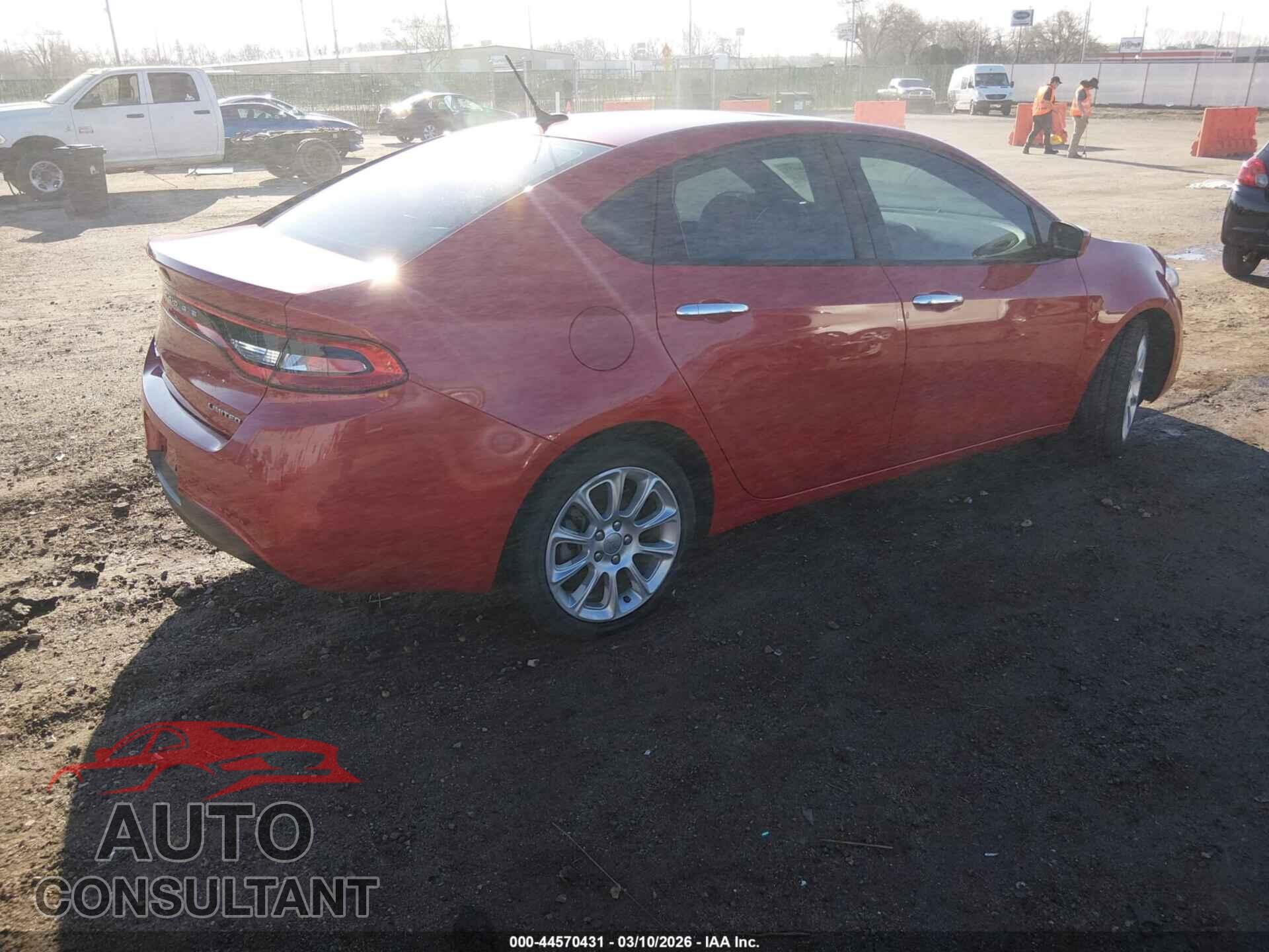 DODGE DART 2013 - 1C3CDFCA6DD315722