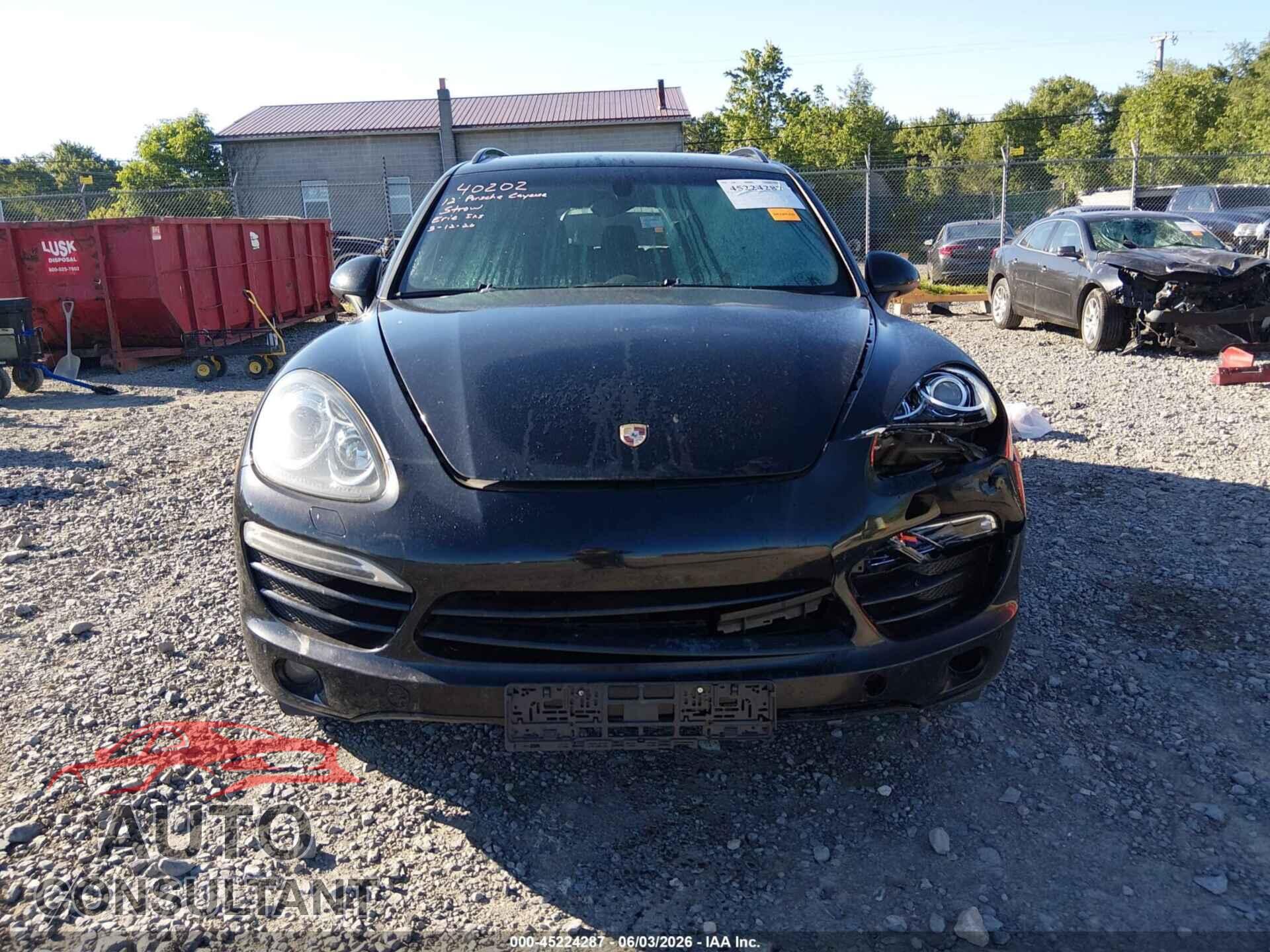 PORSCHE CAYENNE 2012 - WP1AA2A28CLA04649